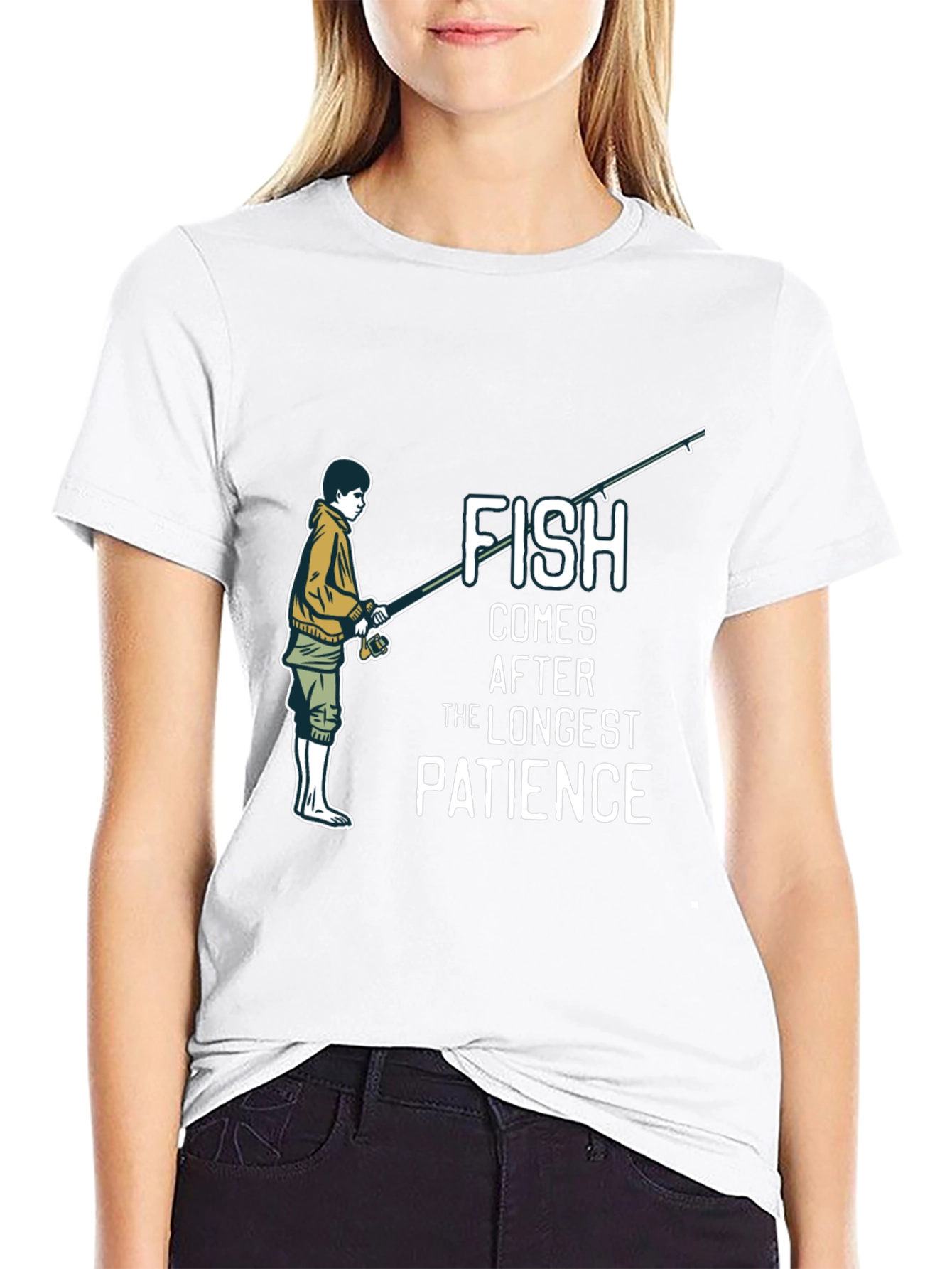 Fishing Patience Graphic T-Shirt