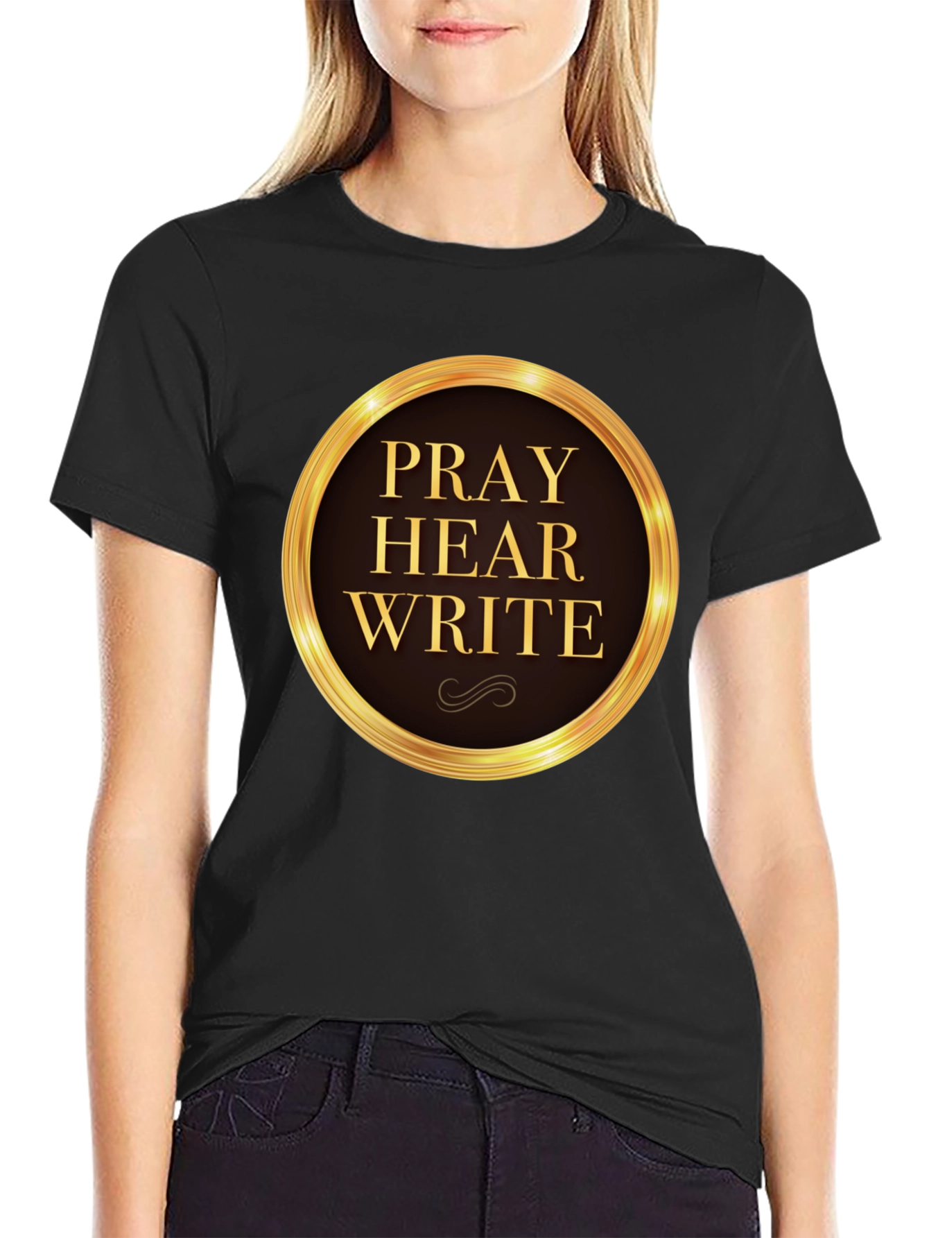Pray Hear Write Graphic T-Shirt