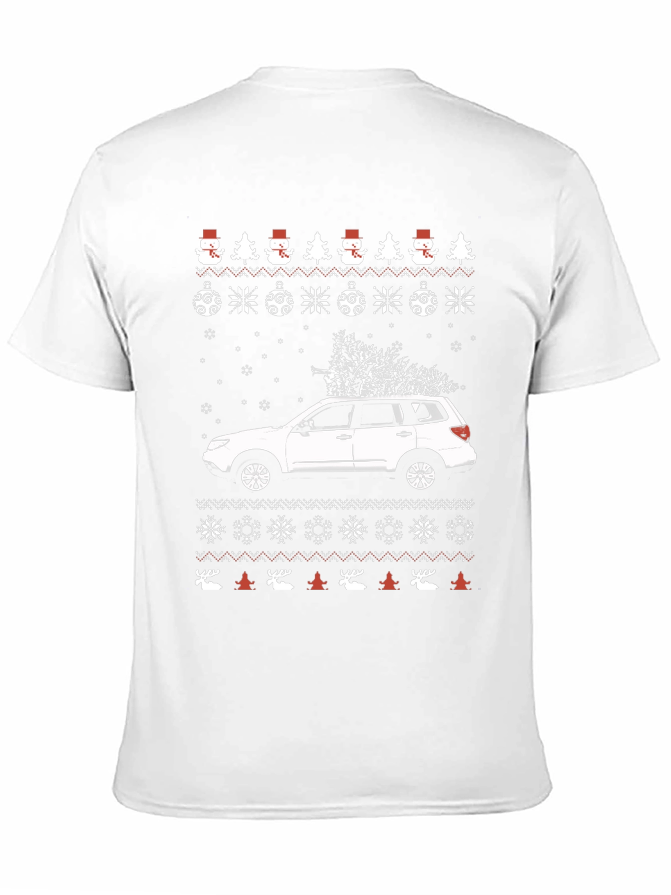 Festive Car Christmas Tree T-Shirt