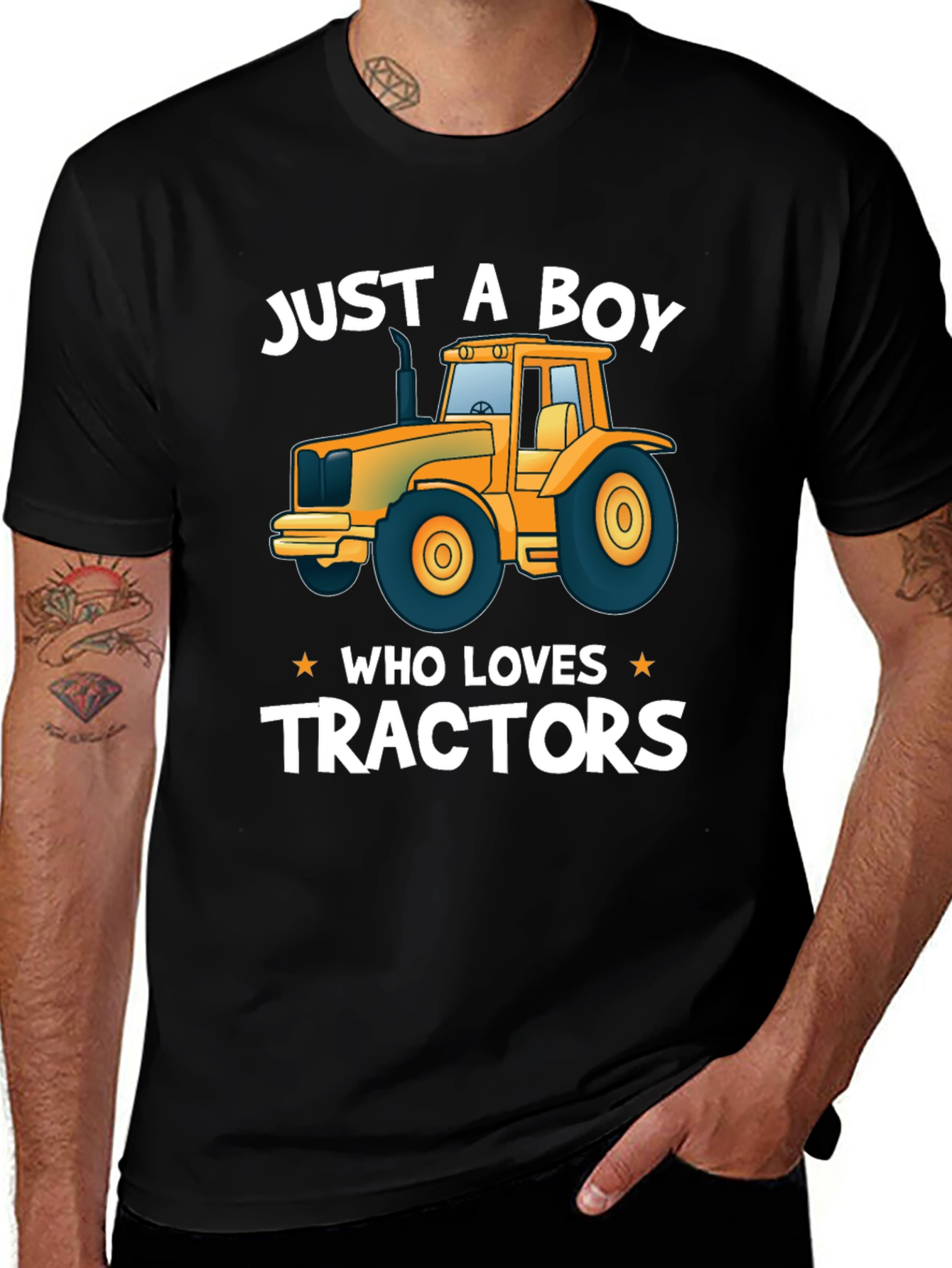 Just A Boy Who Loves Tractors T-Shirt