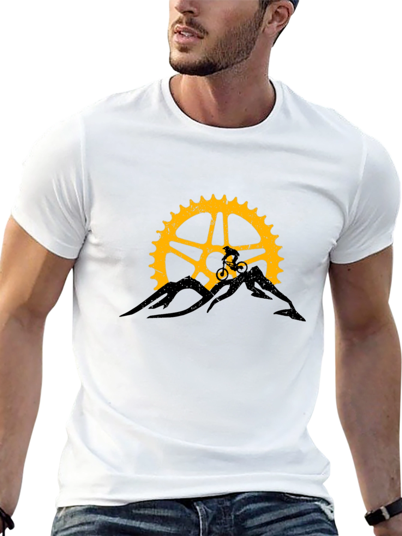 Mountain Bike Gear Graphic Tee
