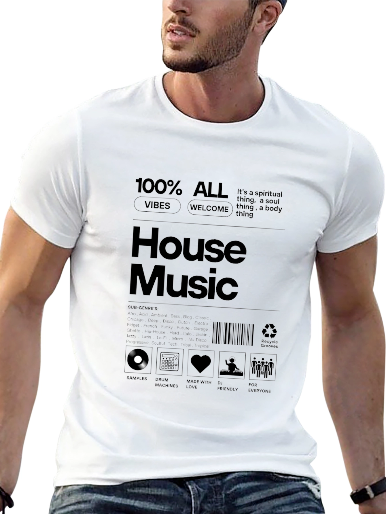House Music Graphic T-Shirt