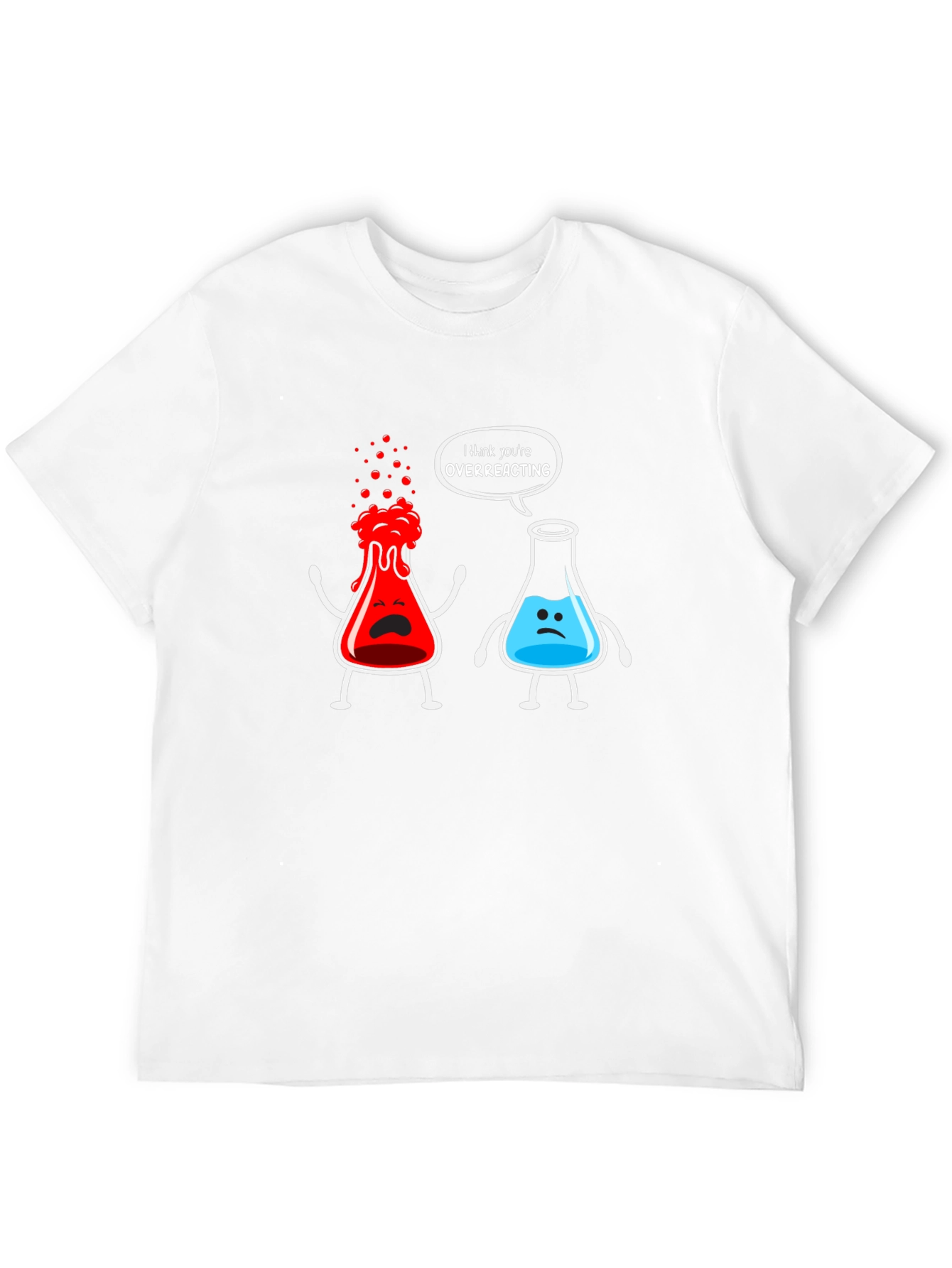 Funny Chemistry Overreacting Graphic T-Shirt