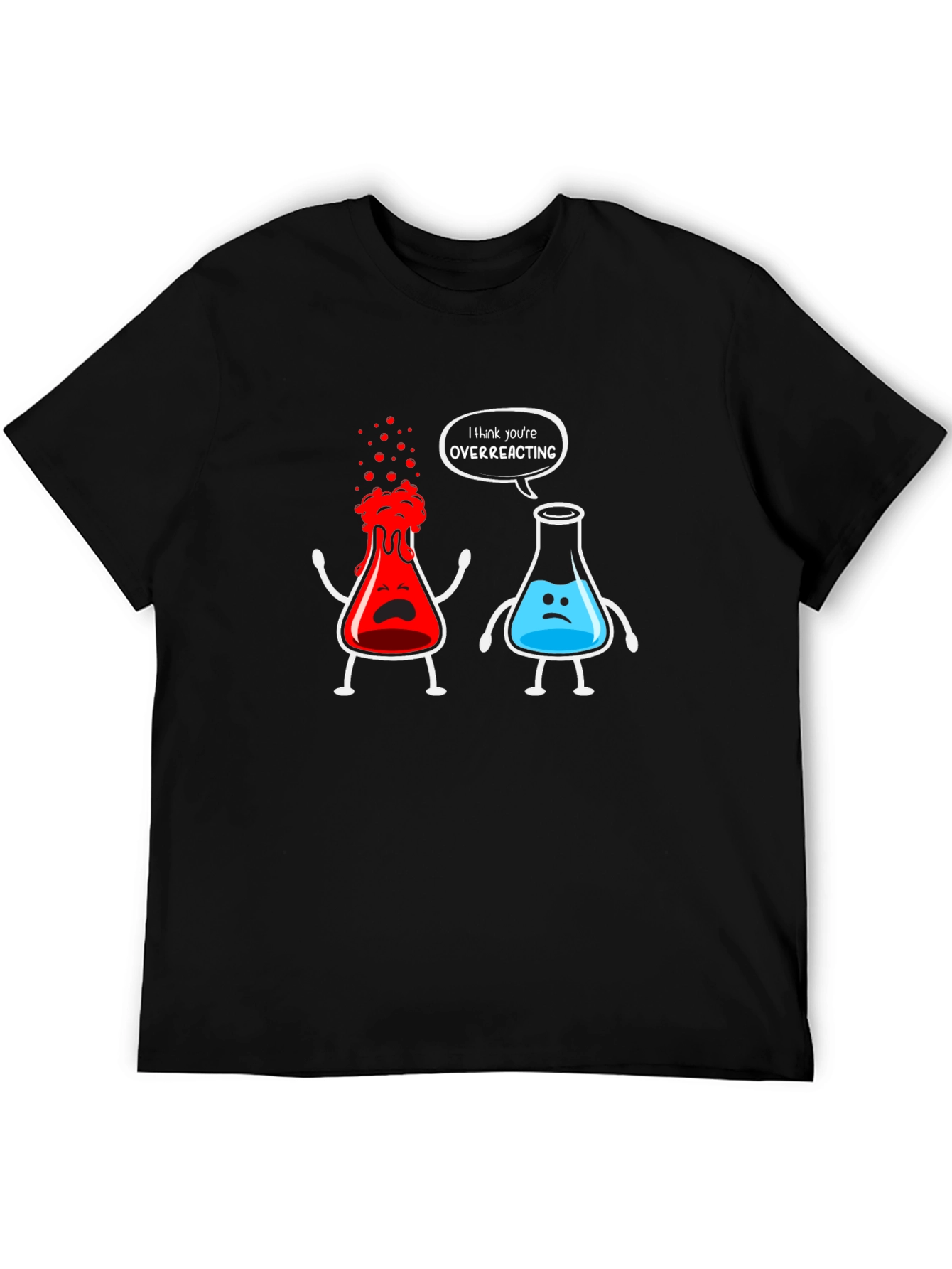 Funny Chemistry Overreacting Graphic T-Shirt