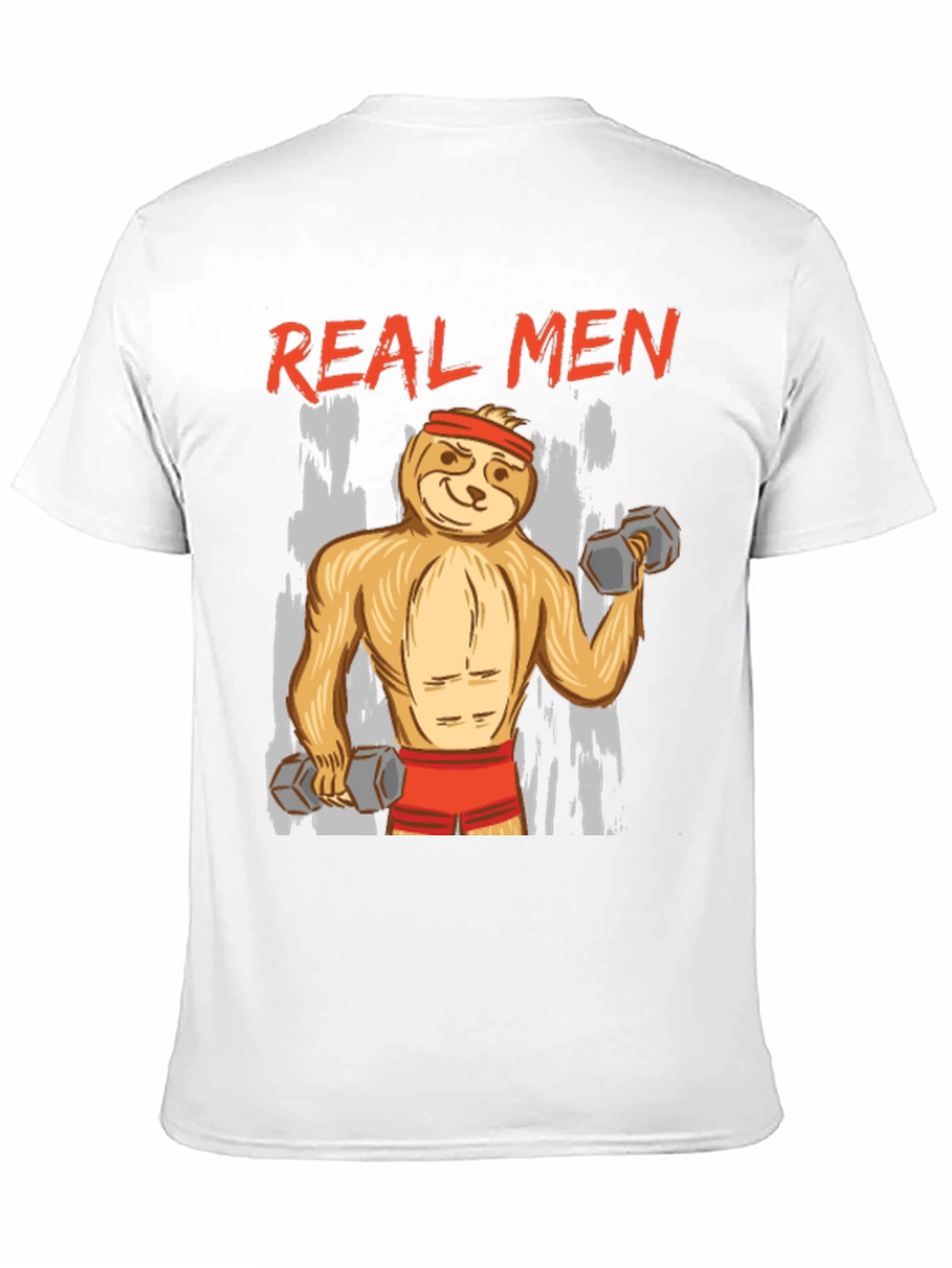 Real Men Sloth Gym T-Shirt