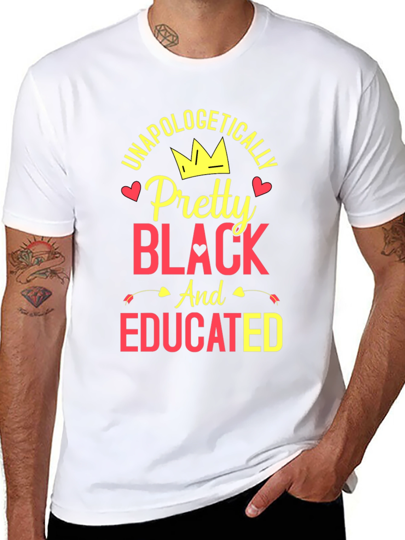 Unapologetically Pretty Black Educated Tee