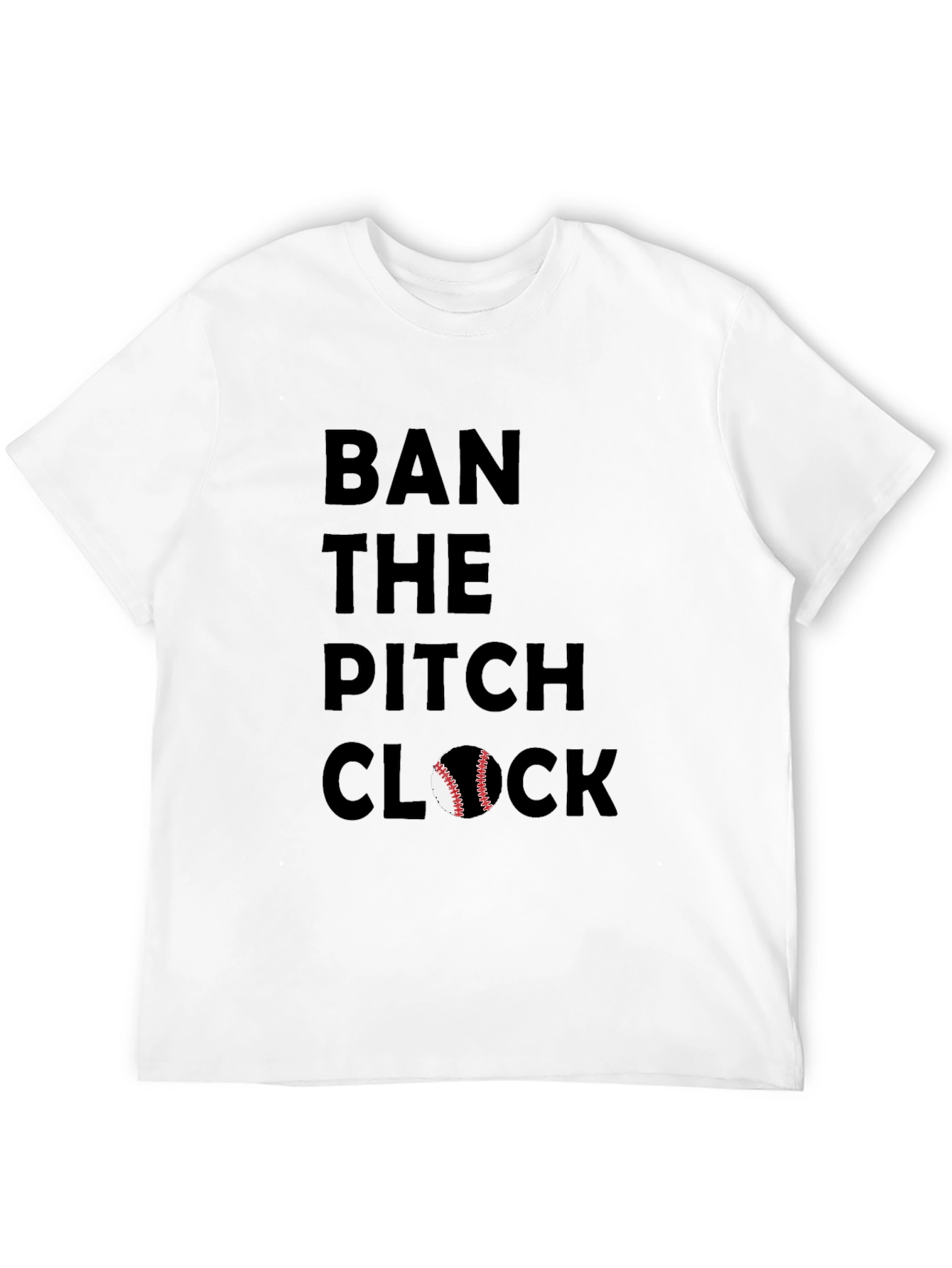 Ban the Pitch Clock Graphic Tee