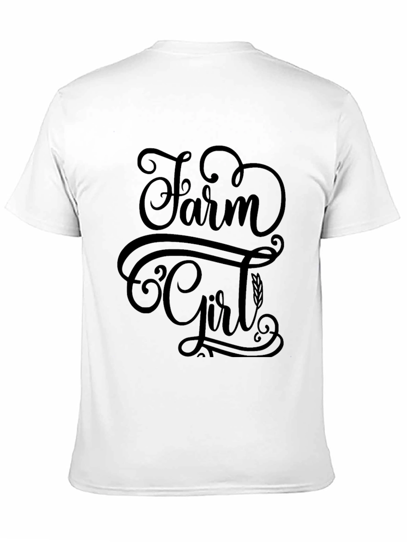 Farm Girl Black T-Shirt