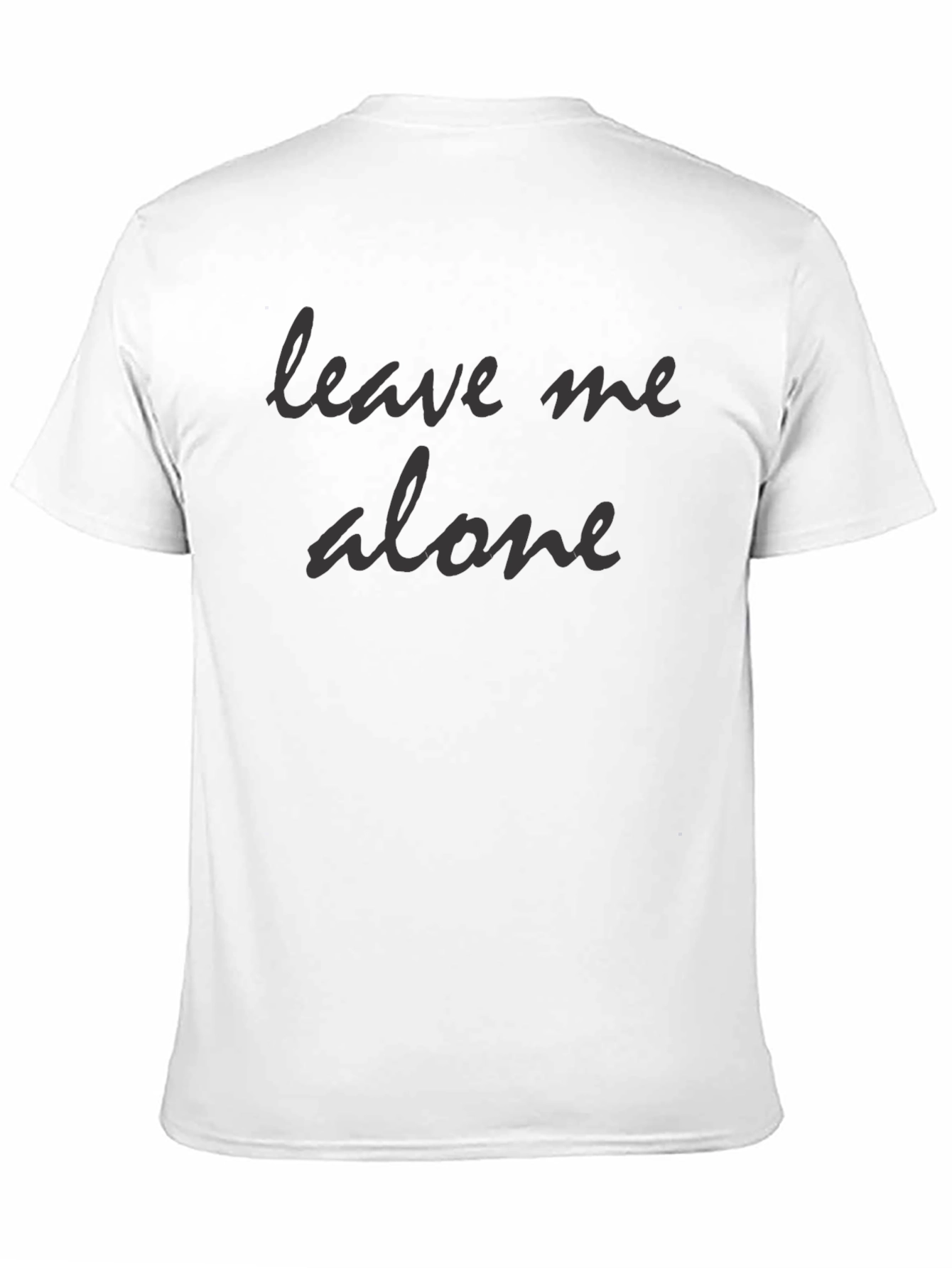 Leave Me Alone Black T-Shirt