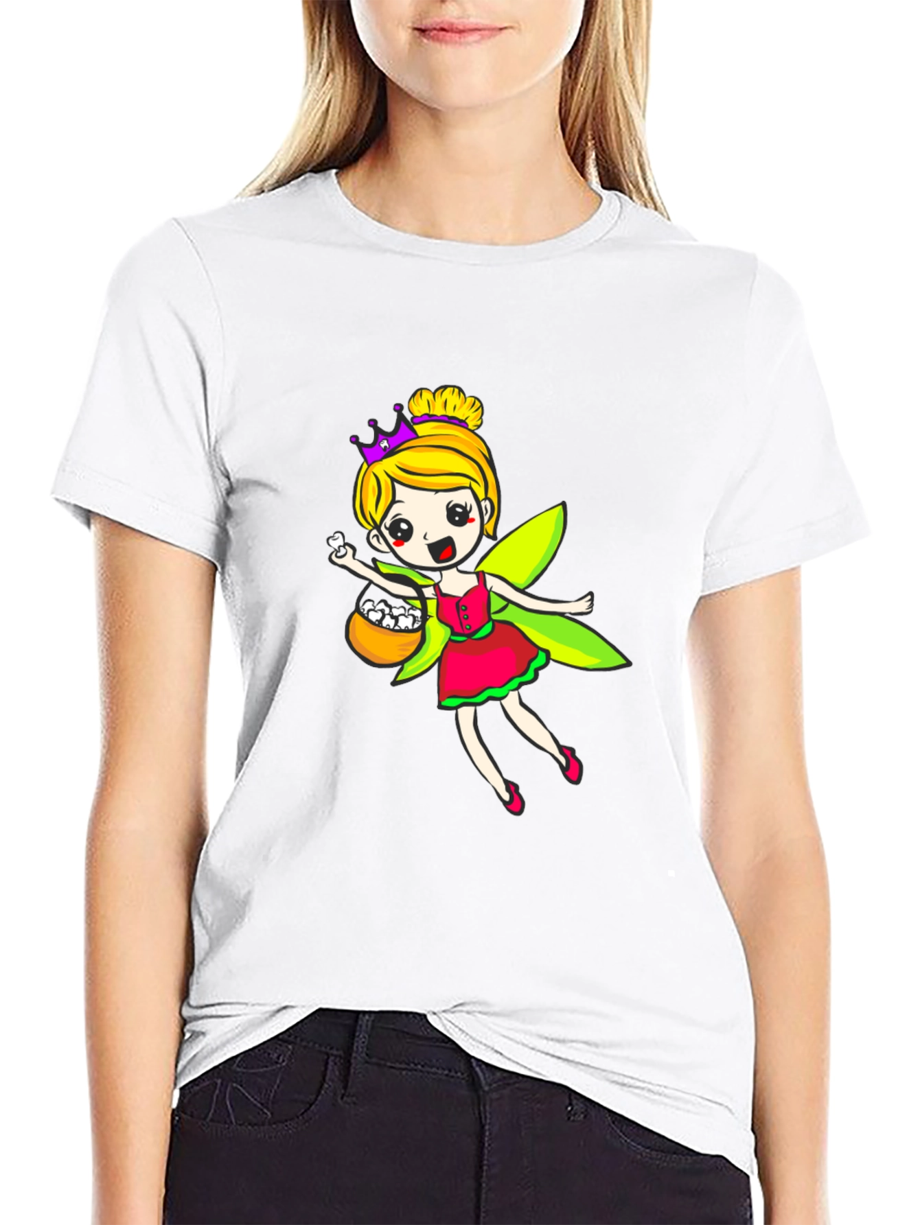 Fairy Princess T-Shirt - Cartoon Design