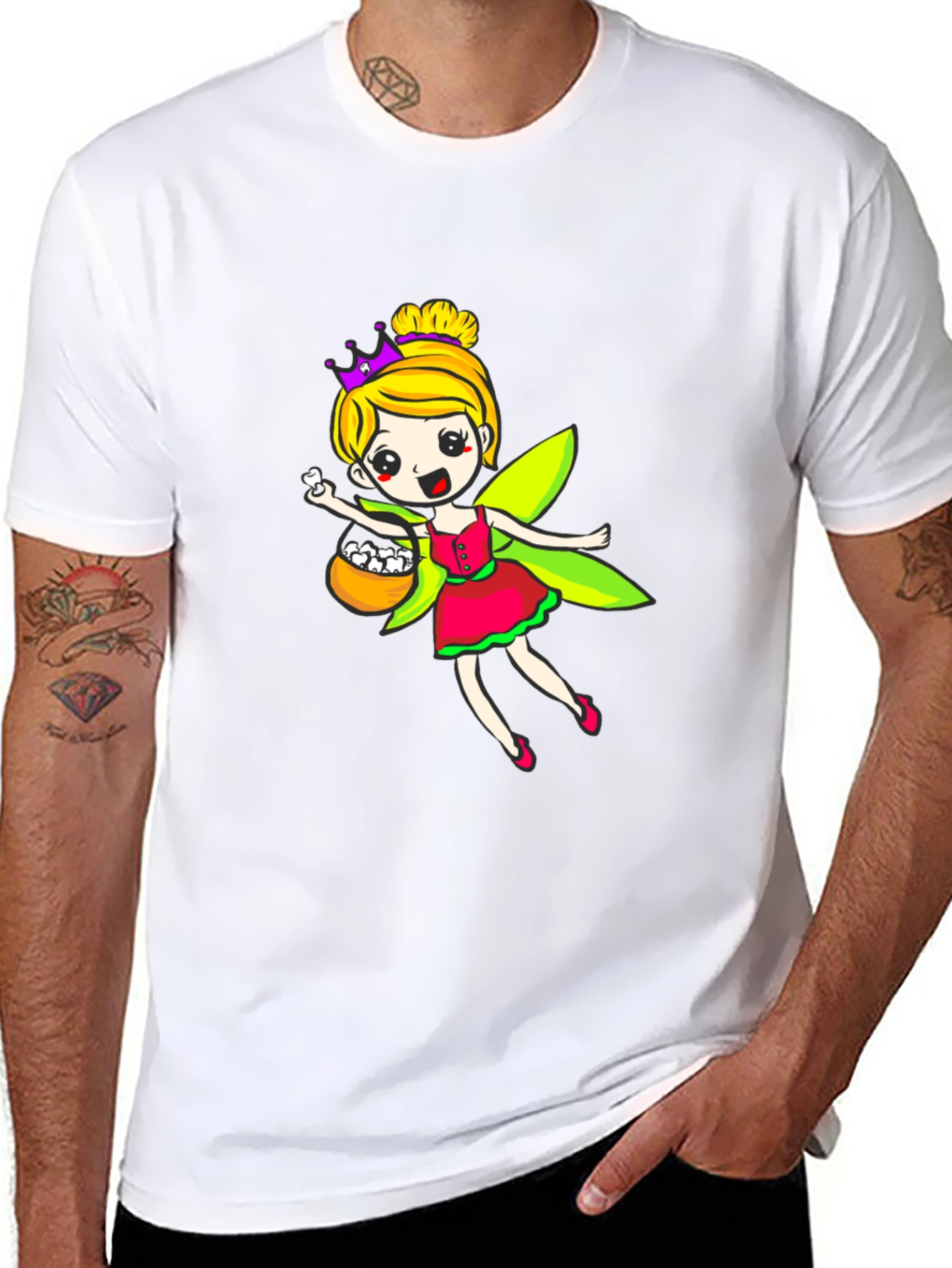 Fairy Princess T-Shirt - Cartoon Design