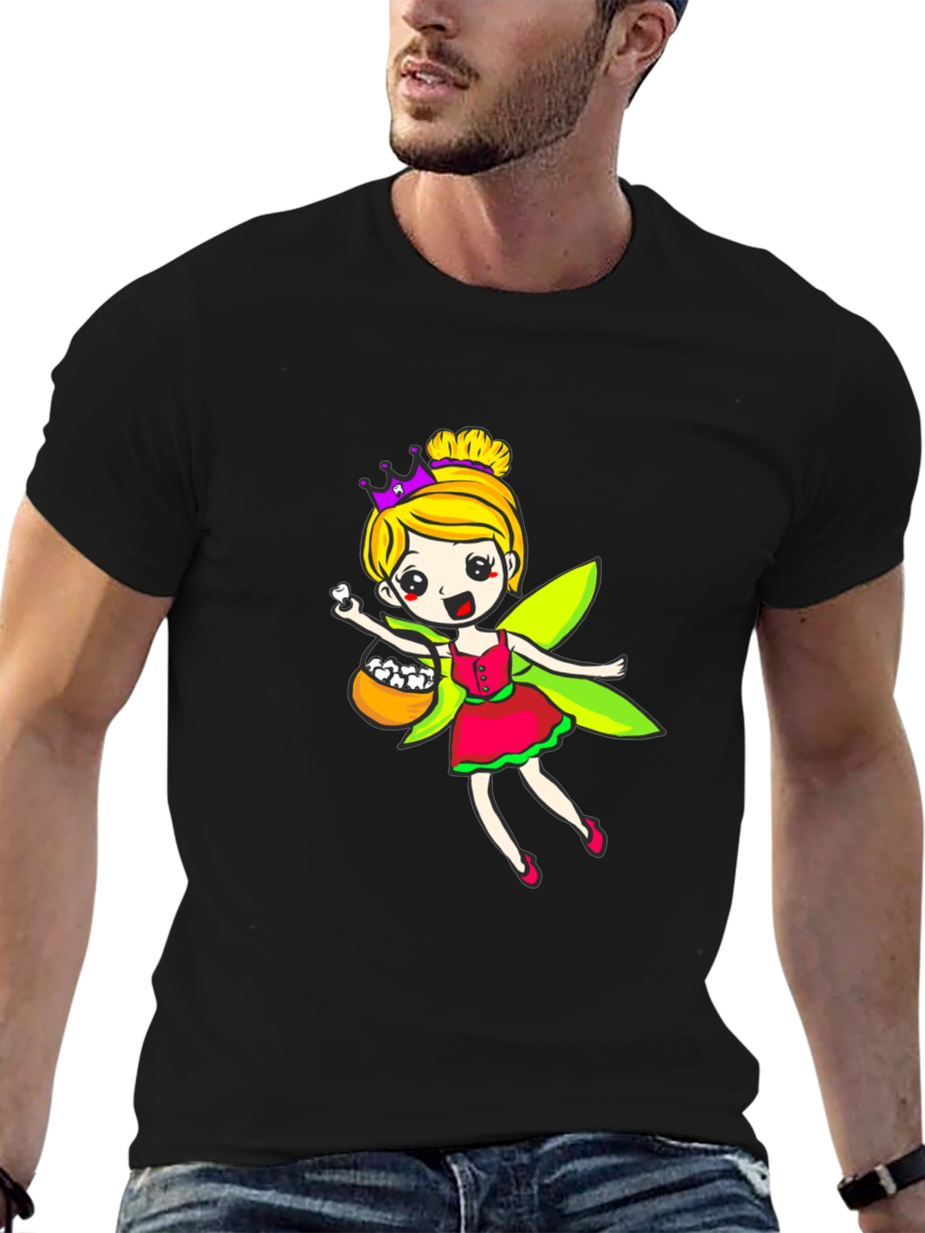 Fairy Princess T-Shirt - Cartoon Design