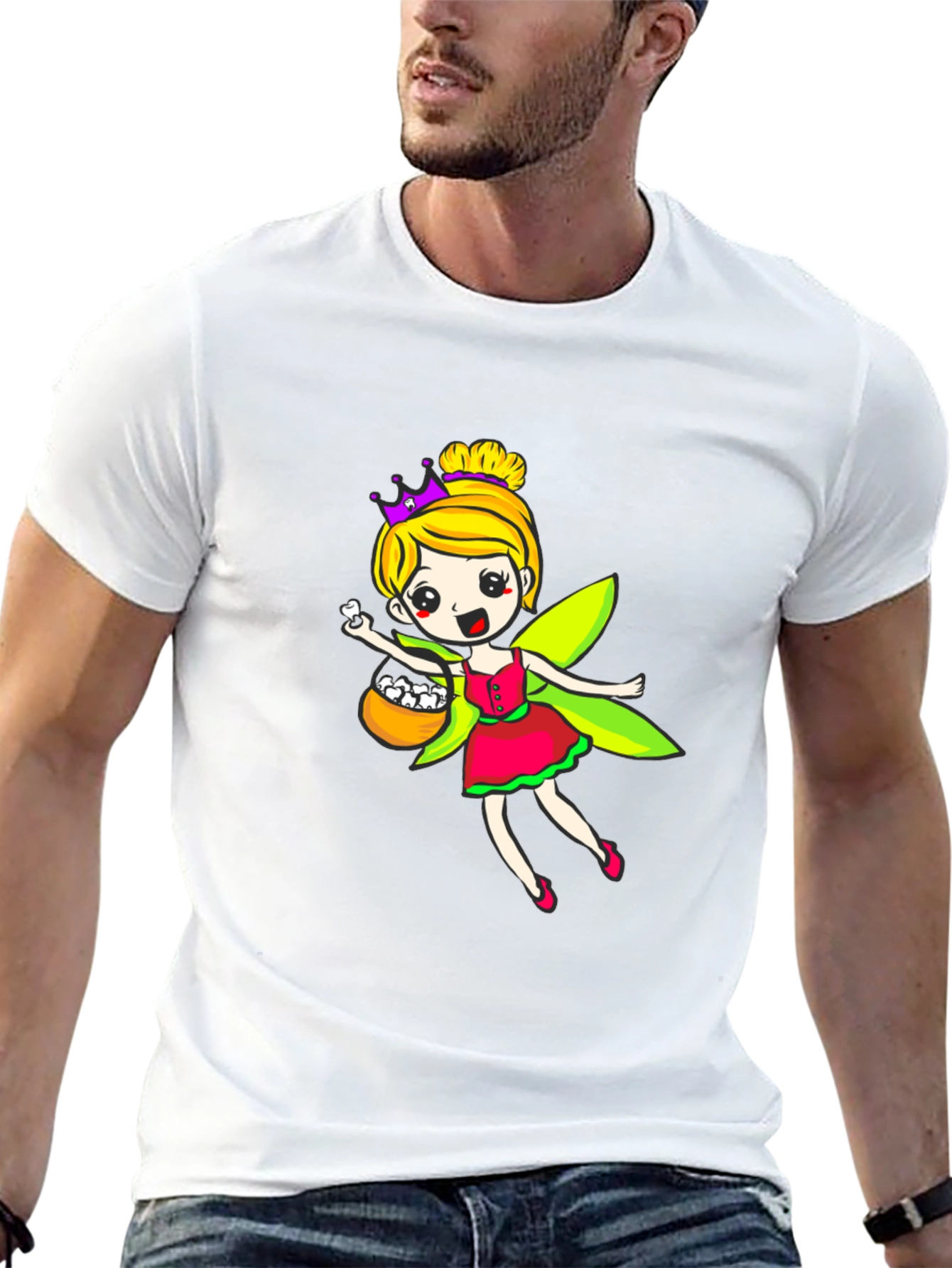 Fairy Princess T-Shirt - Cartoon Design