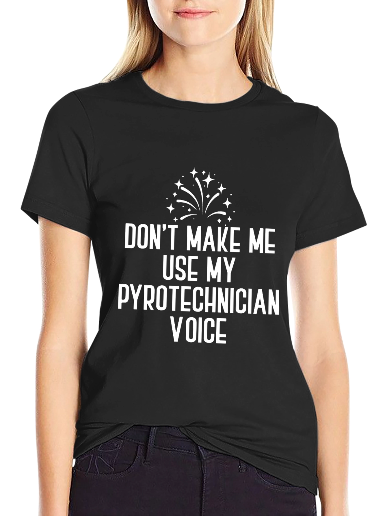 Pyrotechnician Voice T-Shirt - Funny Warning Tee