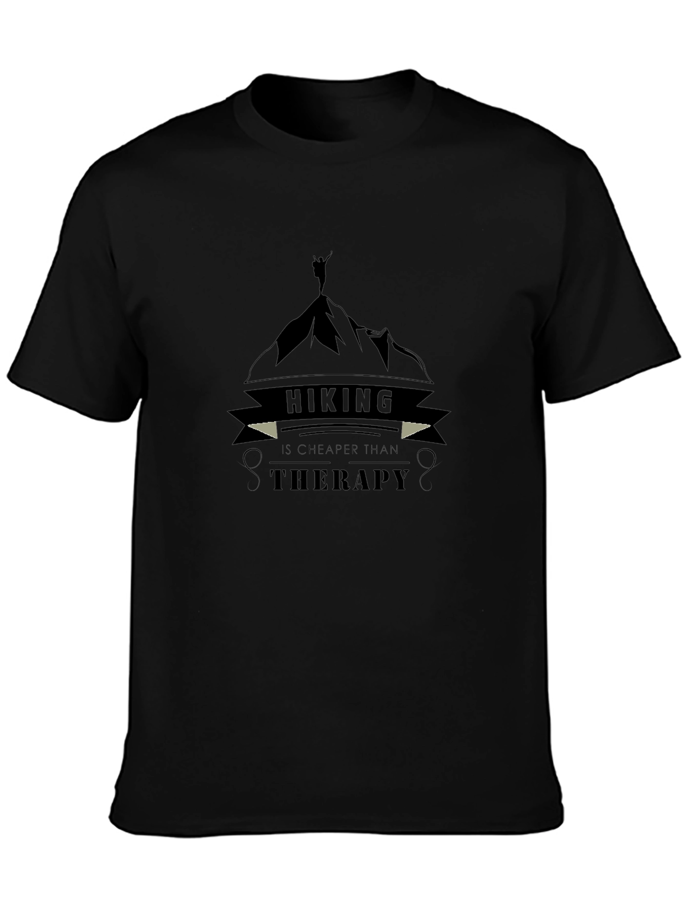 Hiking Therapy Graphic Tee - Outdoor Adventure Shirt