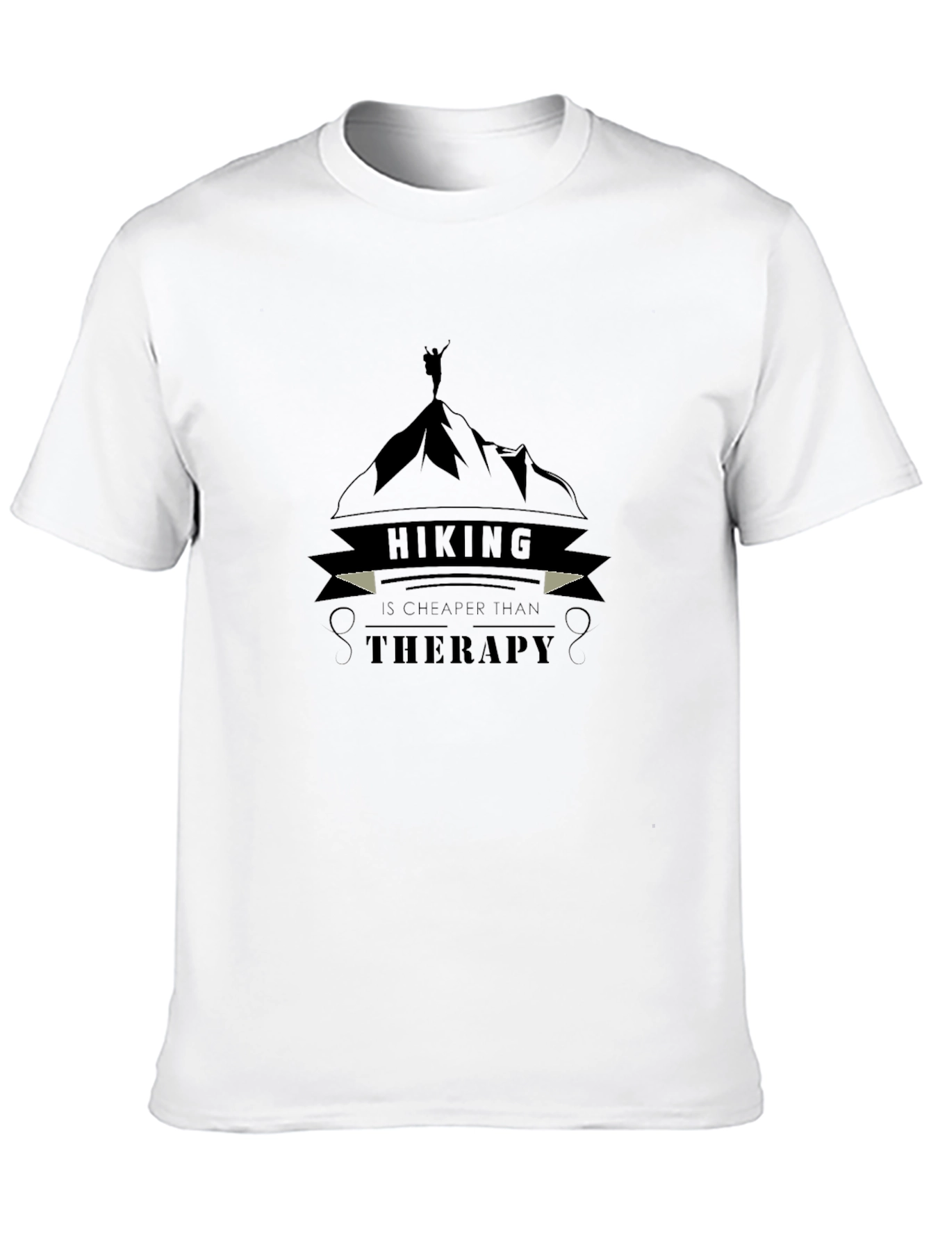 Hiking Therapy Graphic Tee - Outdoor Adventure Shirt
