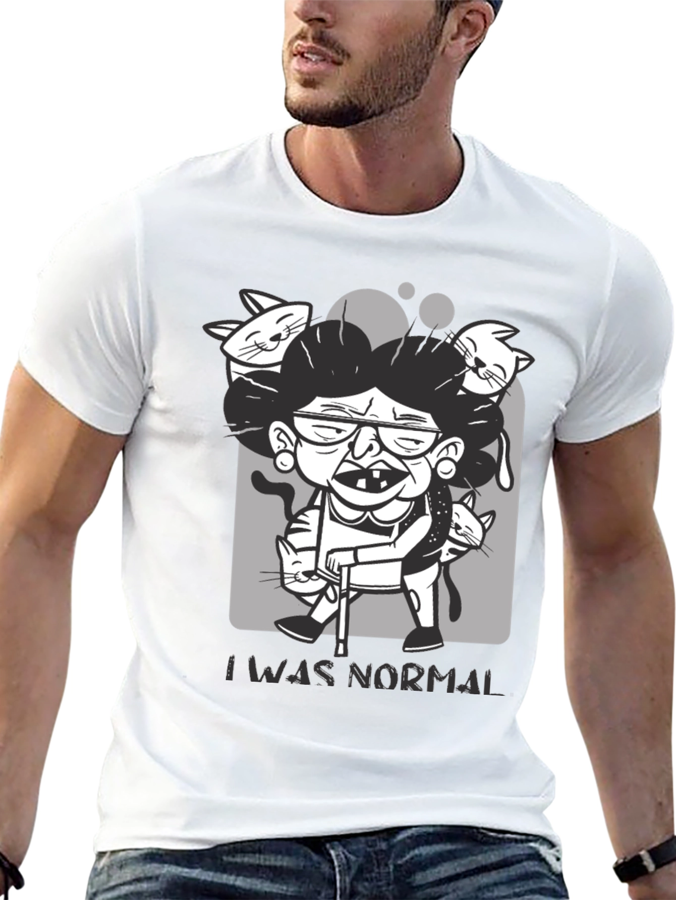 Crazy Cat Lady T-Shirt - I Was Normal