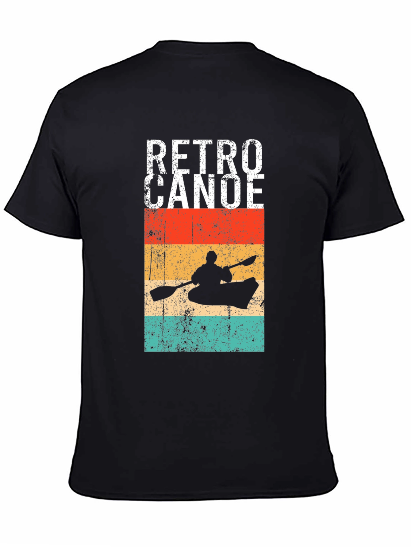 Retro Canoe Graphic T-Shirt