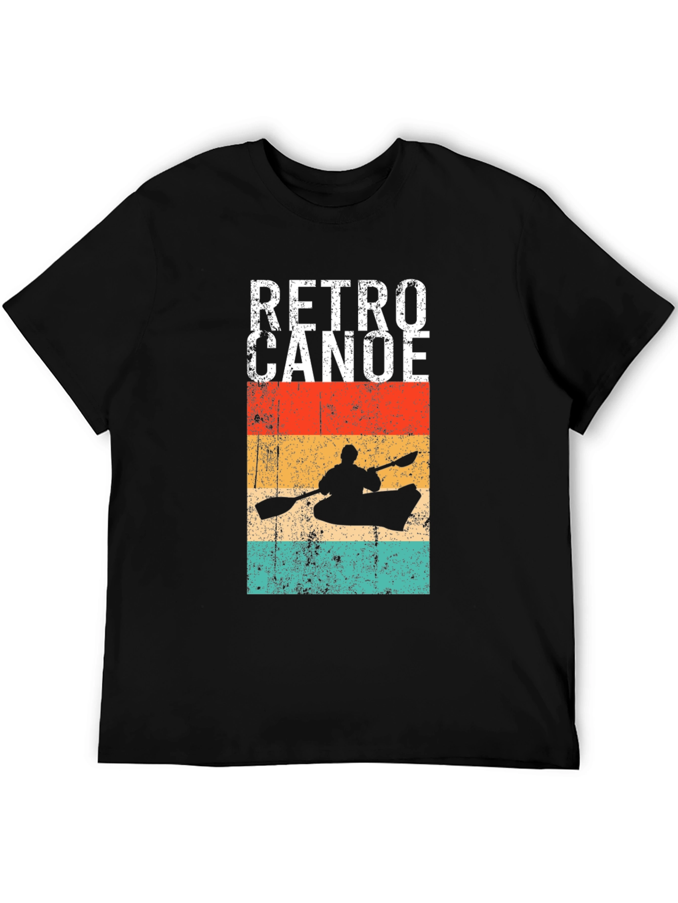 Retro Canoe Graphic T-Shirt
