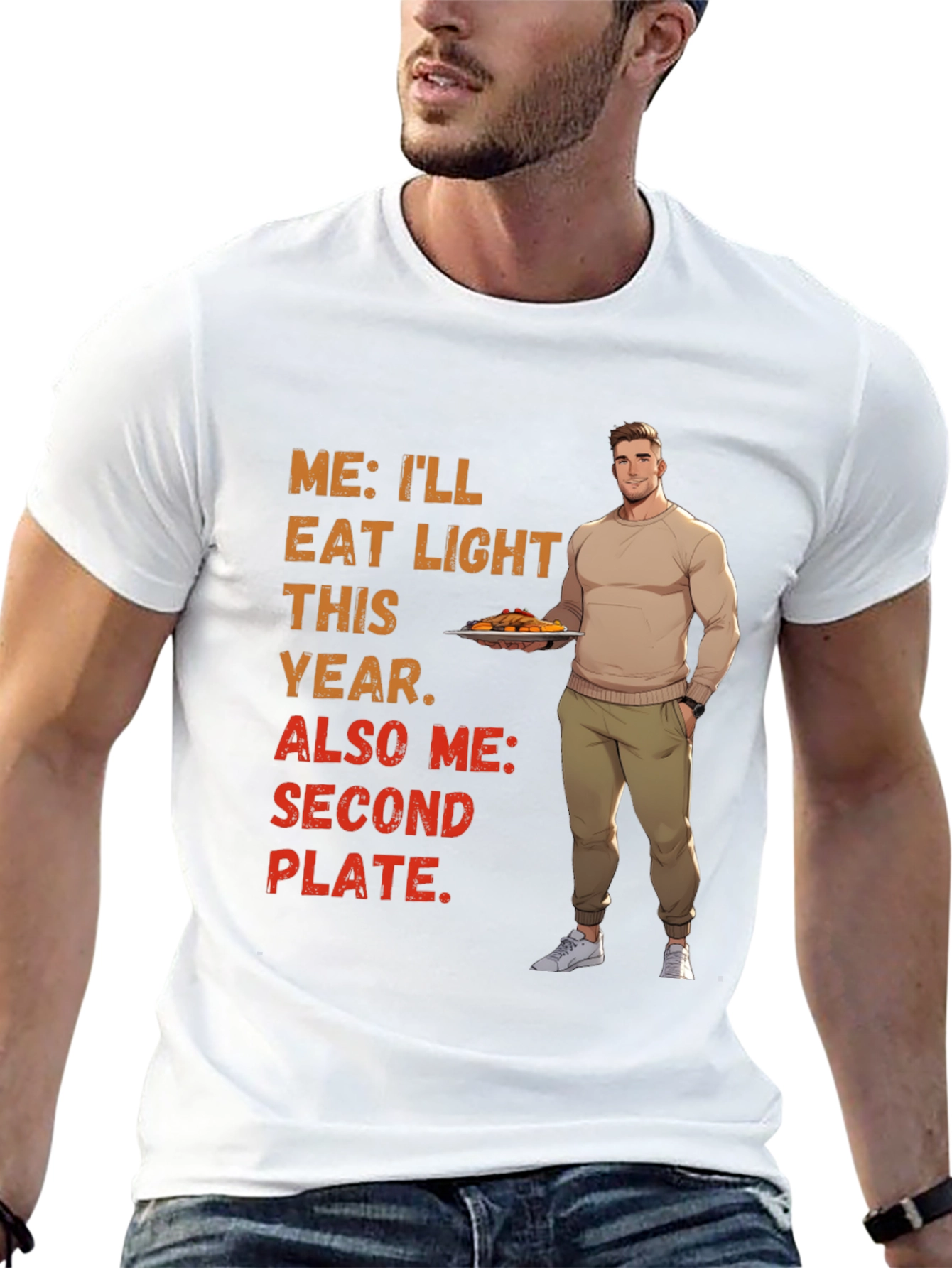 Funny Second Plate T-Shirt