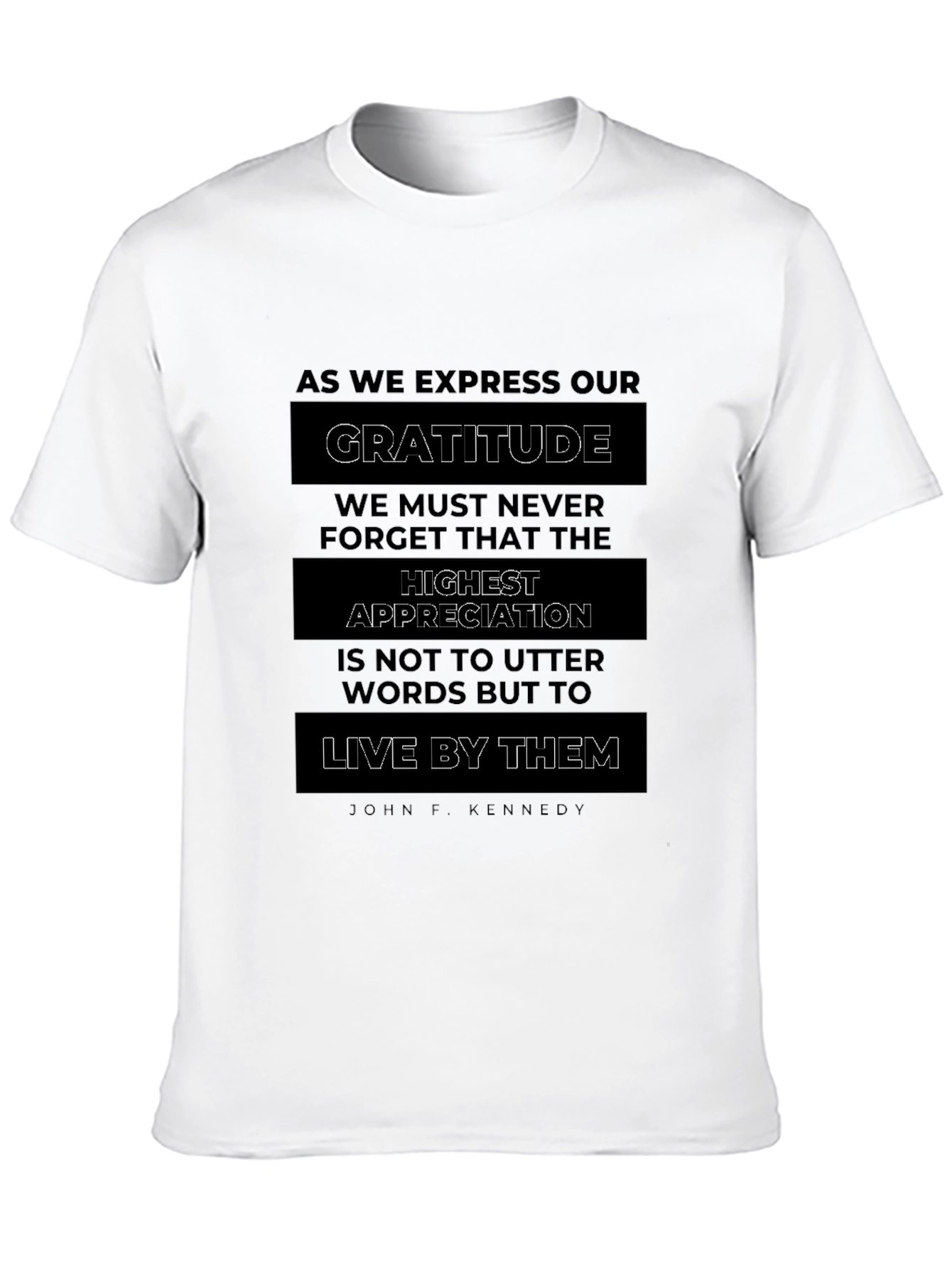 Gratitude Graphic Tee - Live By Them Quote