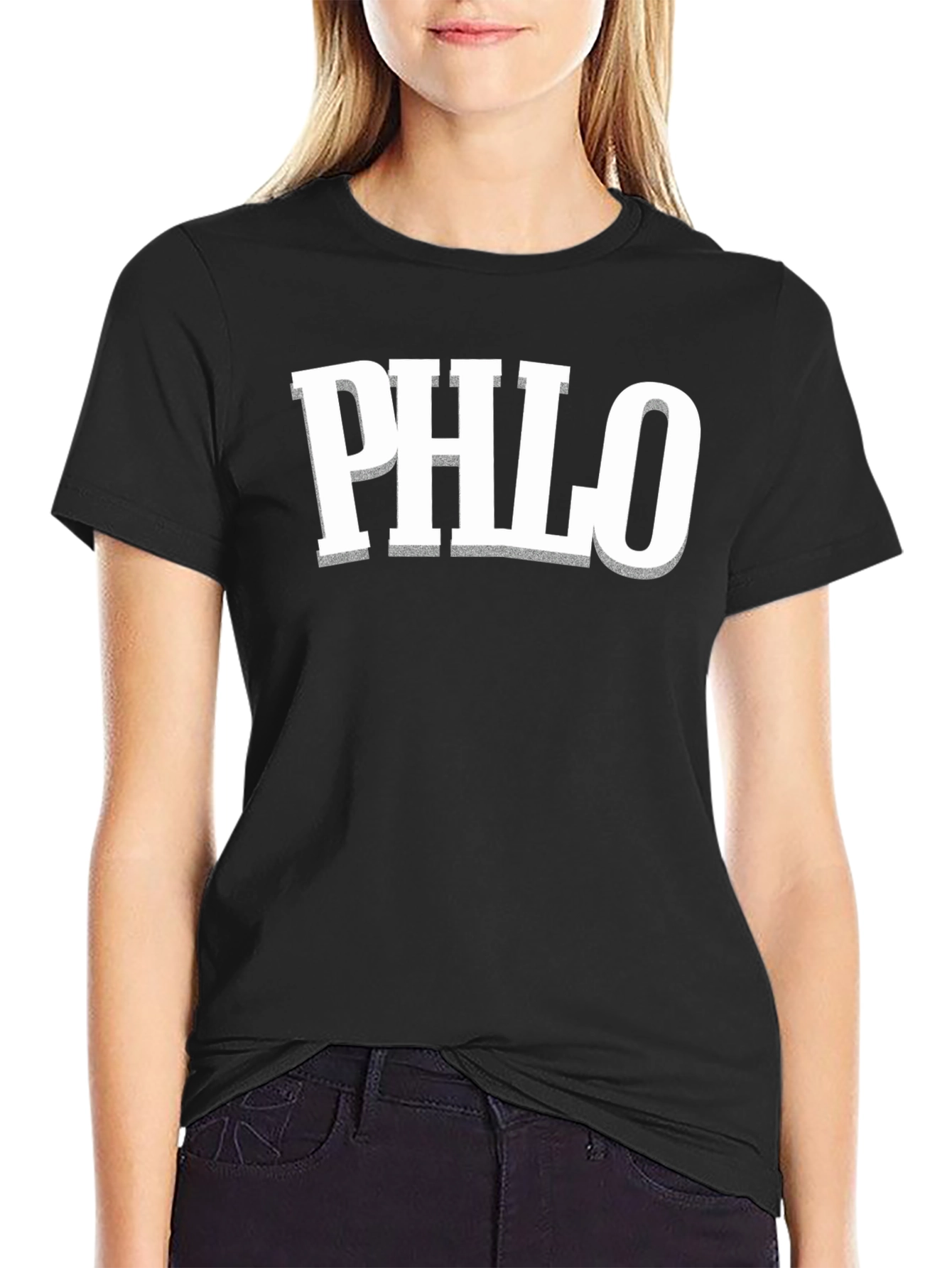 PHLO Graphic Tee - Stylish Black T-Shirt