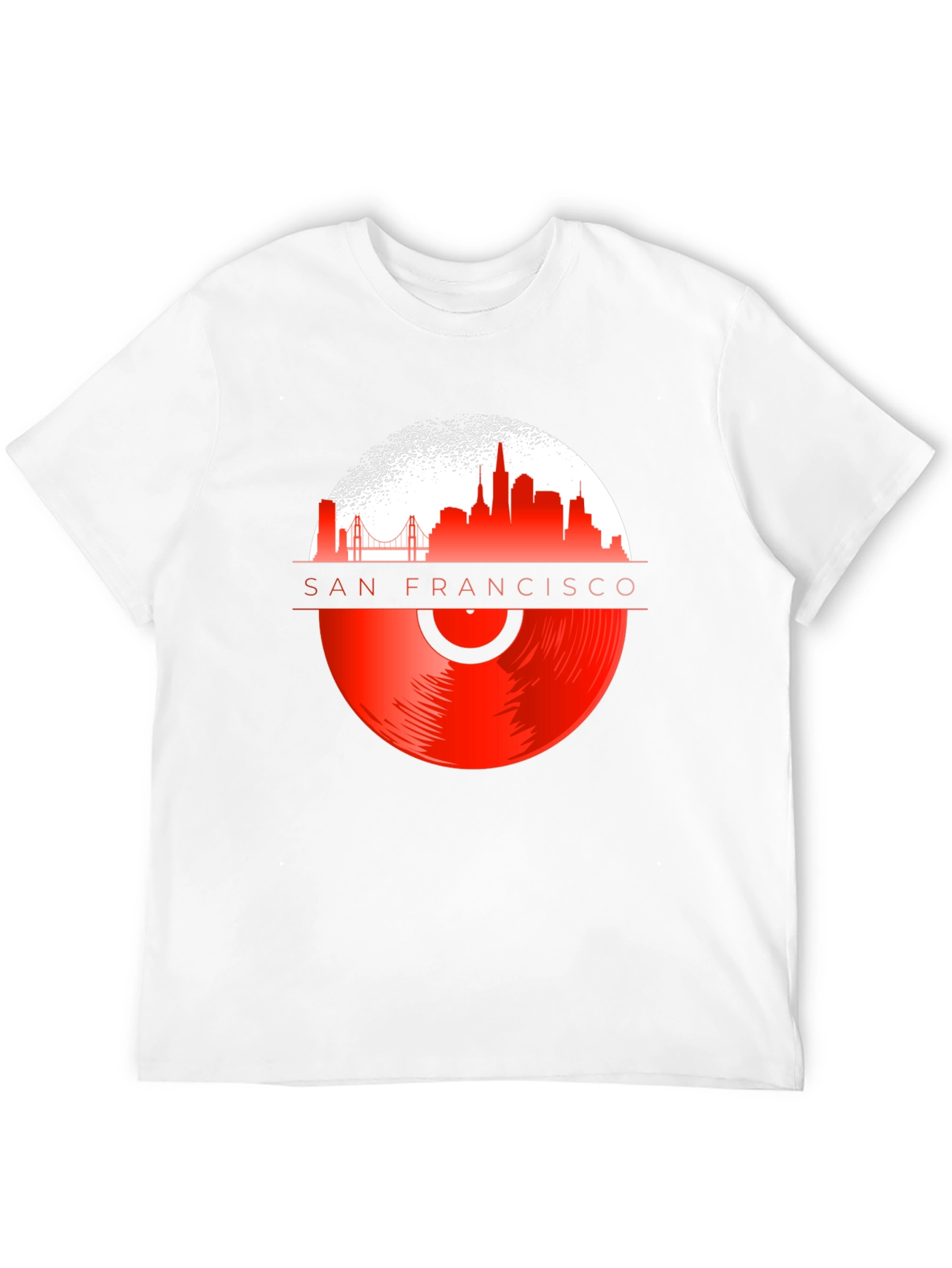 San Francisco Vinyl Record T-Shirt