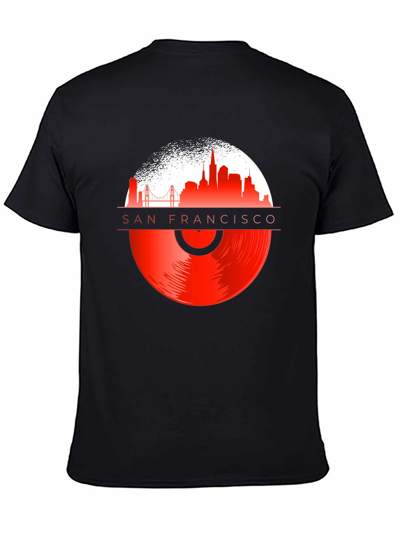 San Francisco Vinyl Record T-Shirt