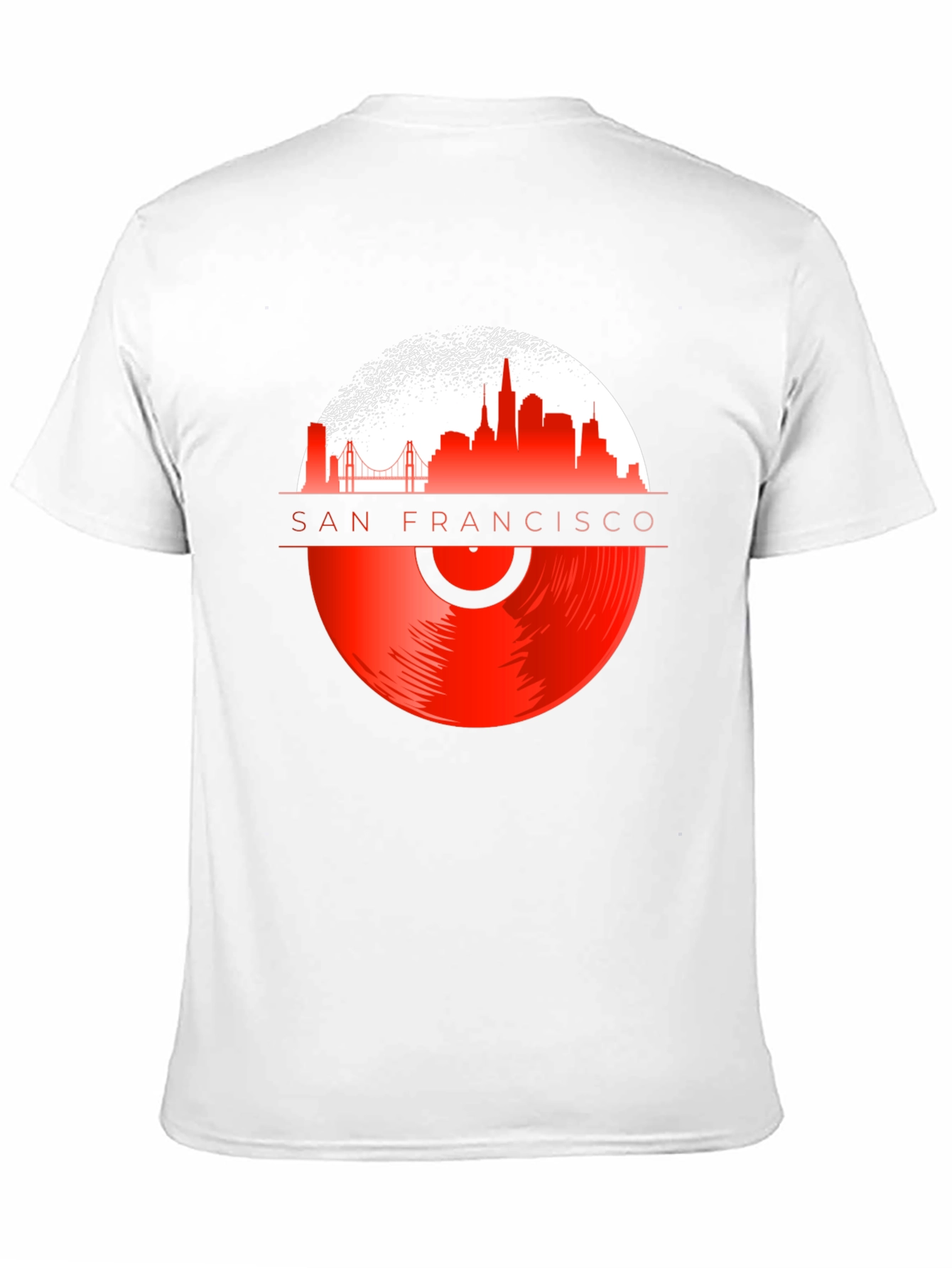 San Francisco Vinyl Record T-Shirt