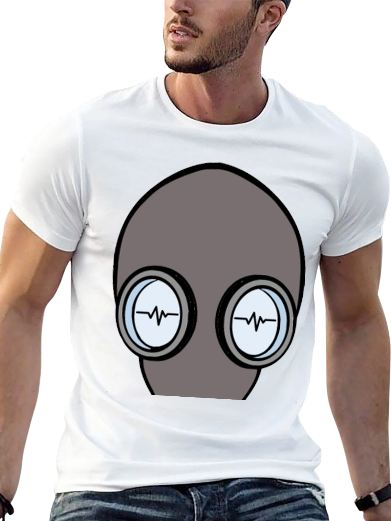 Cool Gray Alien T-Shirt
