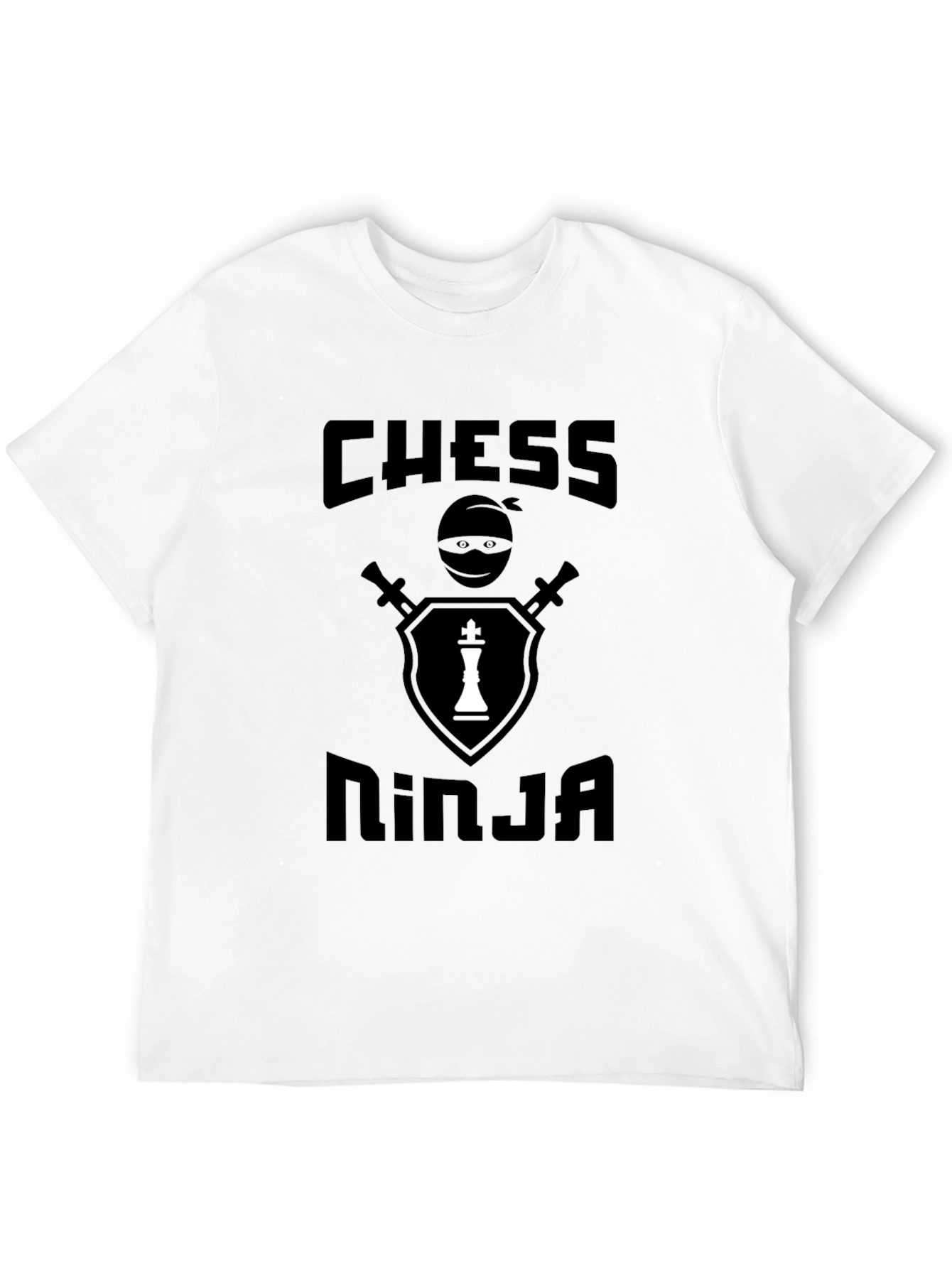 Chess Ninja T-Shirt - Black Graphic Tee
