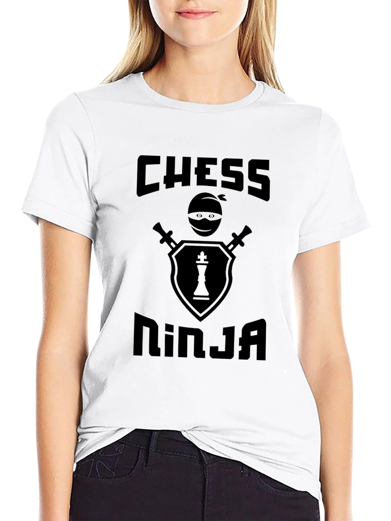 Chess Ninja T-Shirt - Black Graphic Tee