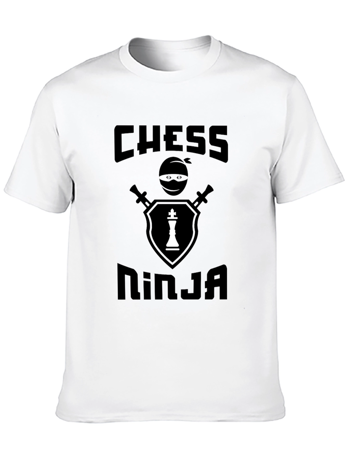 Chess Ninja T-Shirt - Black Graphic Tee