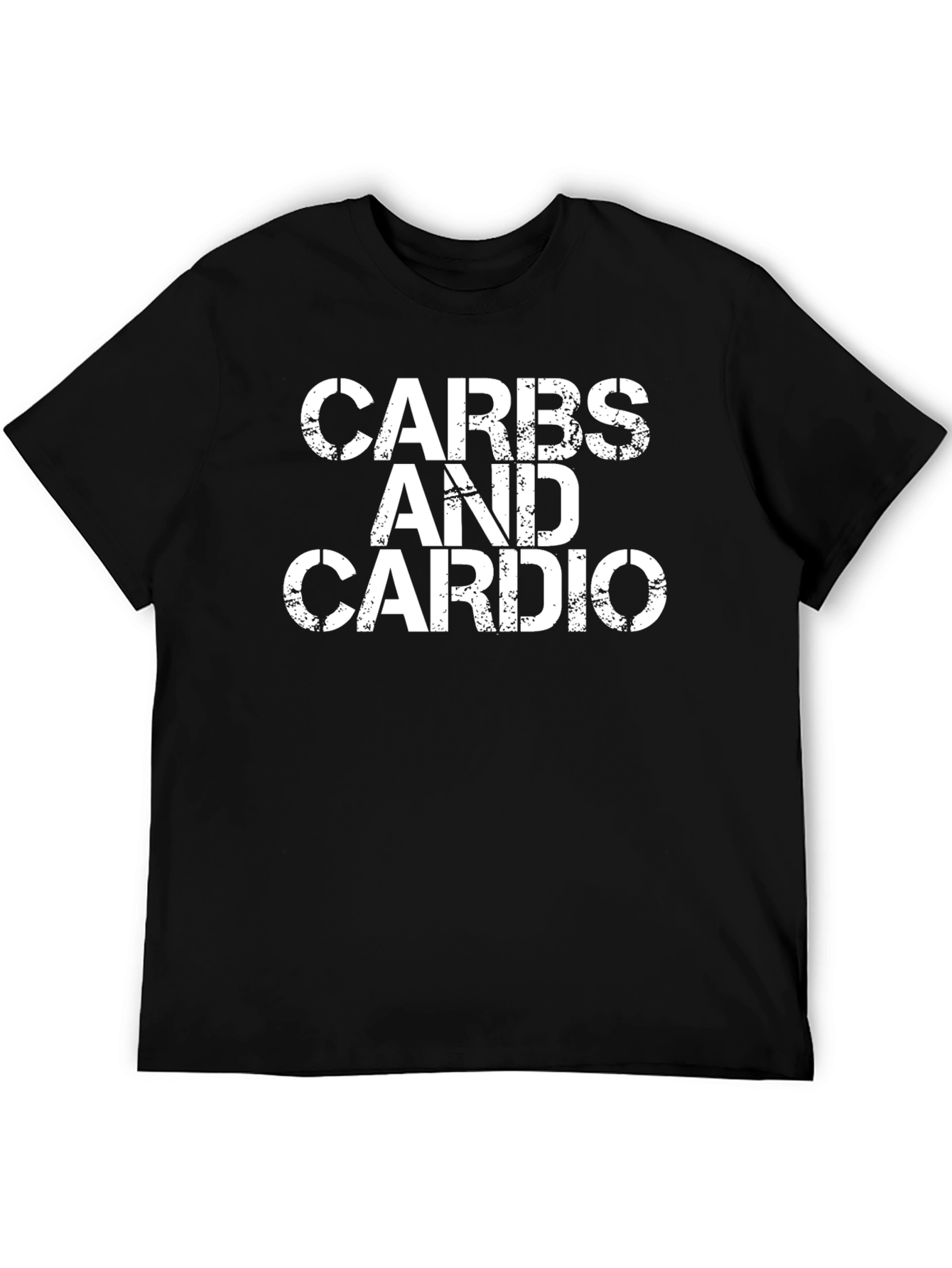 Carbs and Cardio Graphic T-Shirt - Gym Fitness Tee