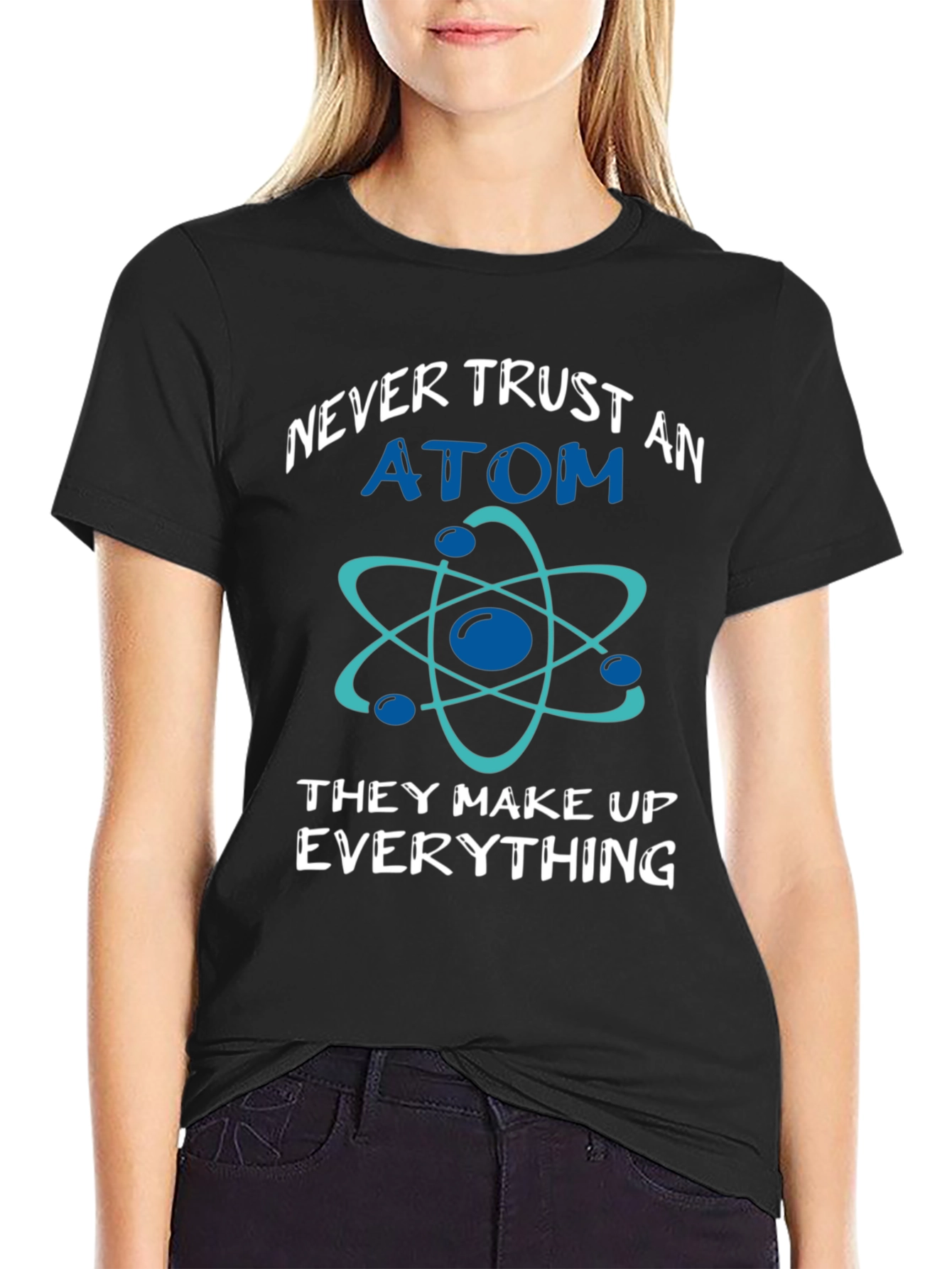 Never Trust Atom Graphic Tee