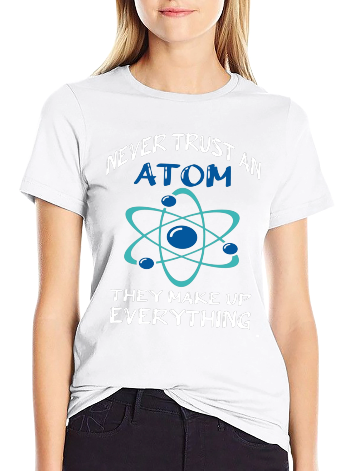 Never Trust Atom Graphic Tee