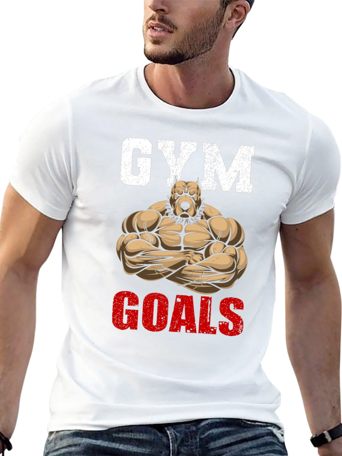 Gym Goals Pitbull T-Shirt