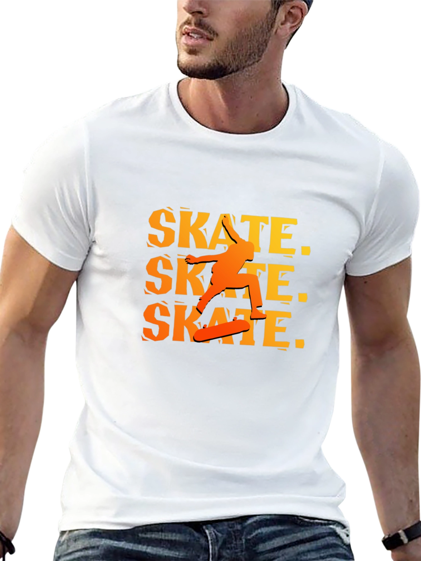 Skate Graphic Black T-Shirt
