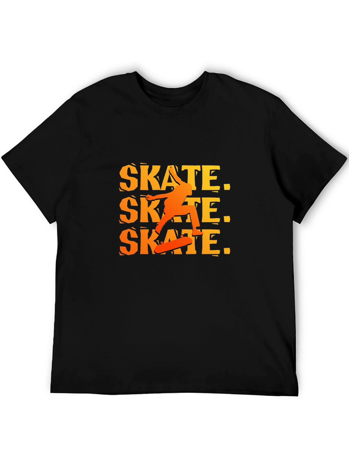 Skate Graphic Black T-Shirt