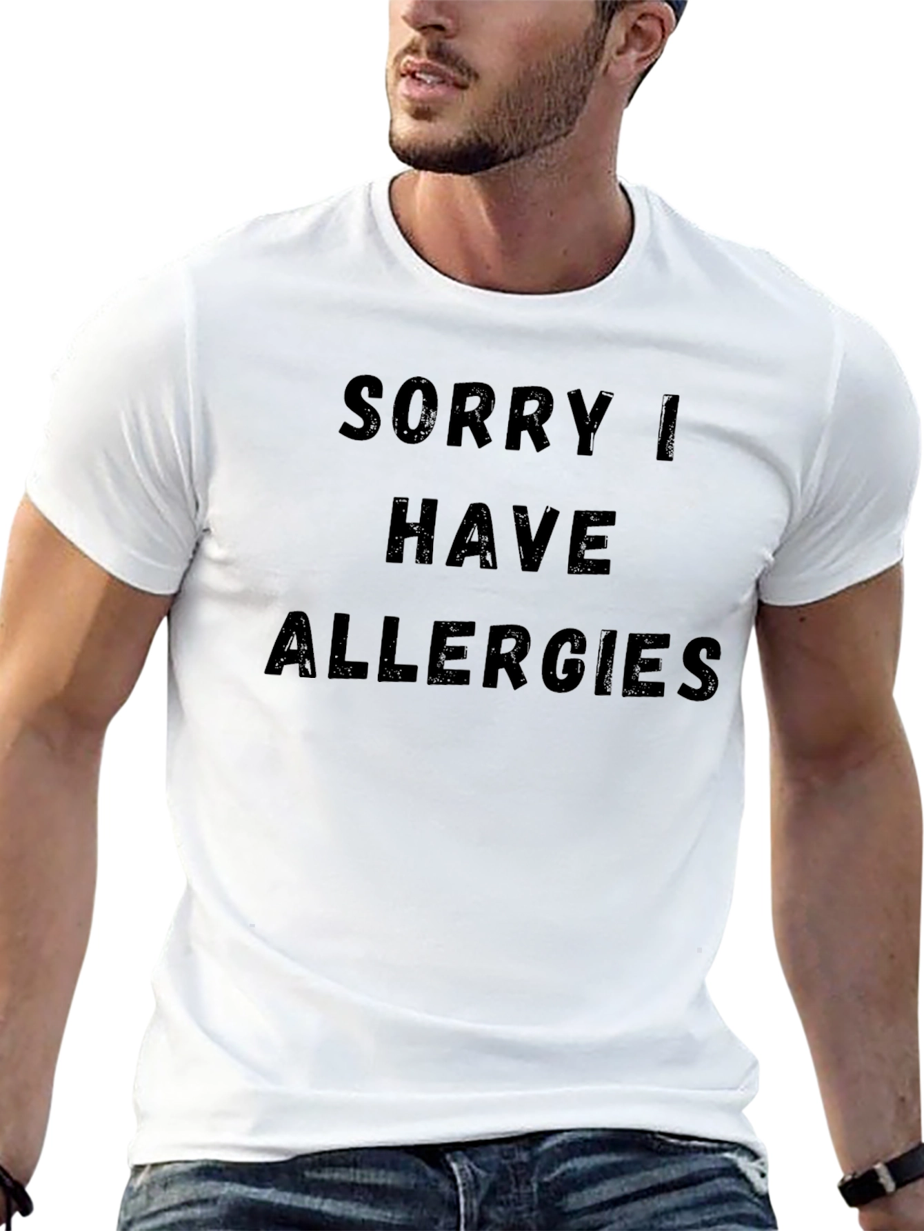 Funny Allergy T-Shirt - Novelty Graphic Tee