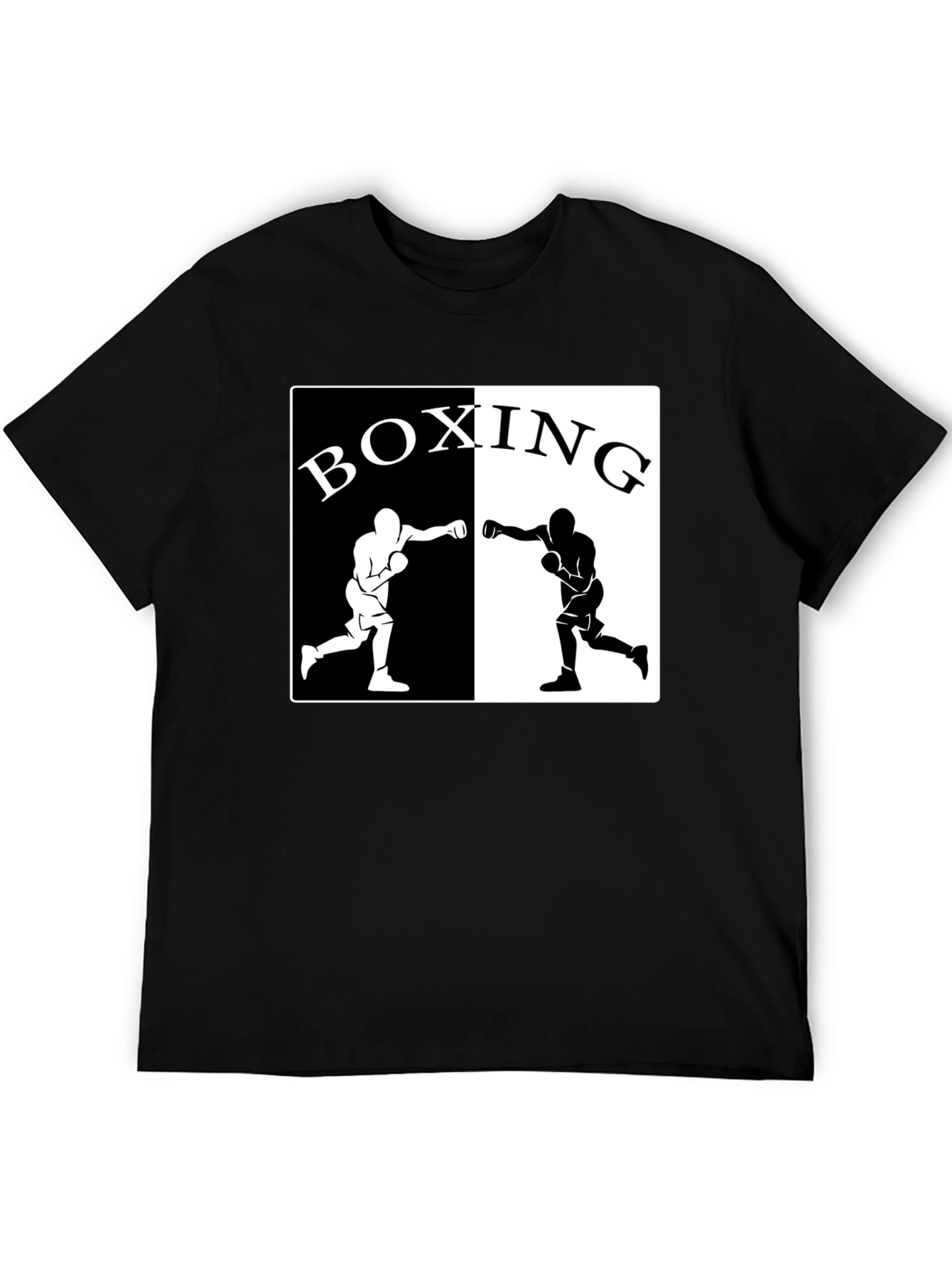 Boxing Graphic Tee - Black
