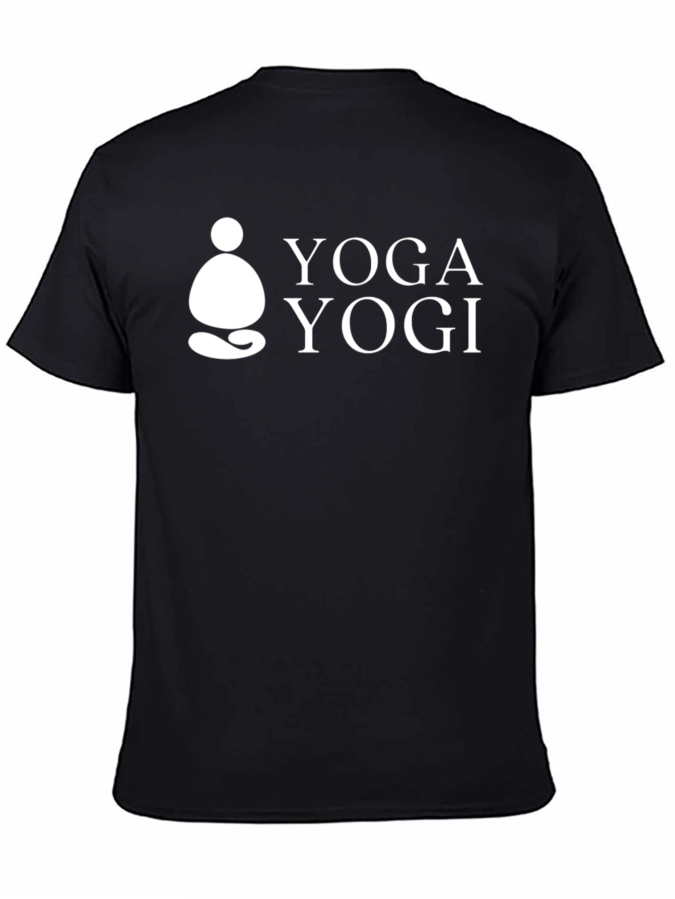 Yoga Yogi Black Graphic T-Shirt