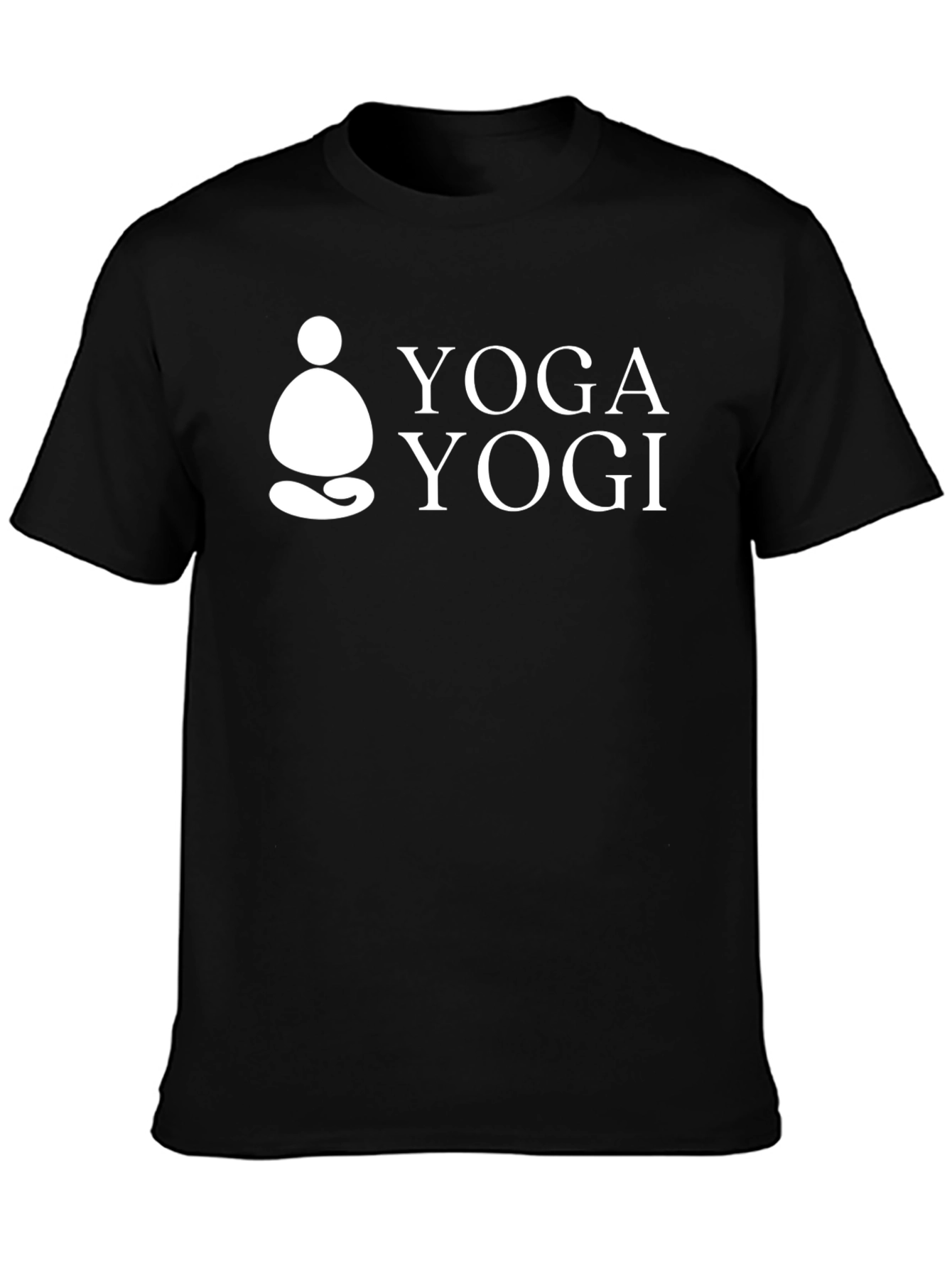 Yoga Yogi Black Graphic T-Shirt