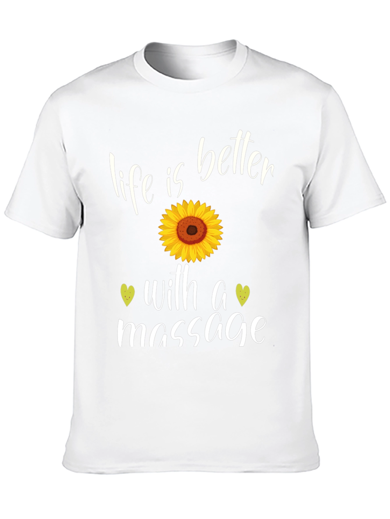 Life is Better with a Massage Black T-Shirt