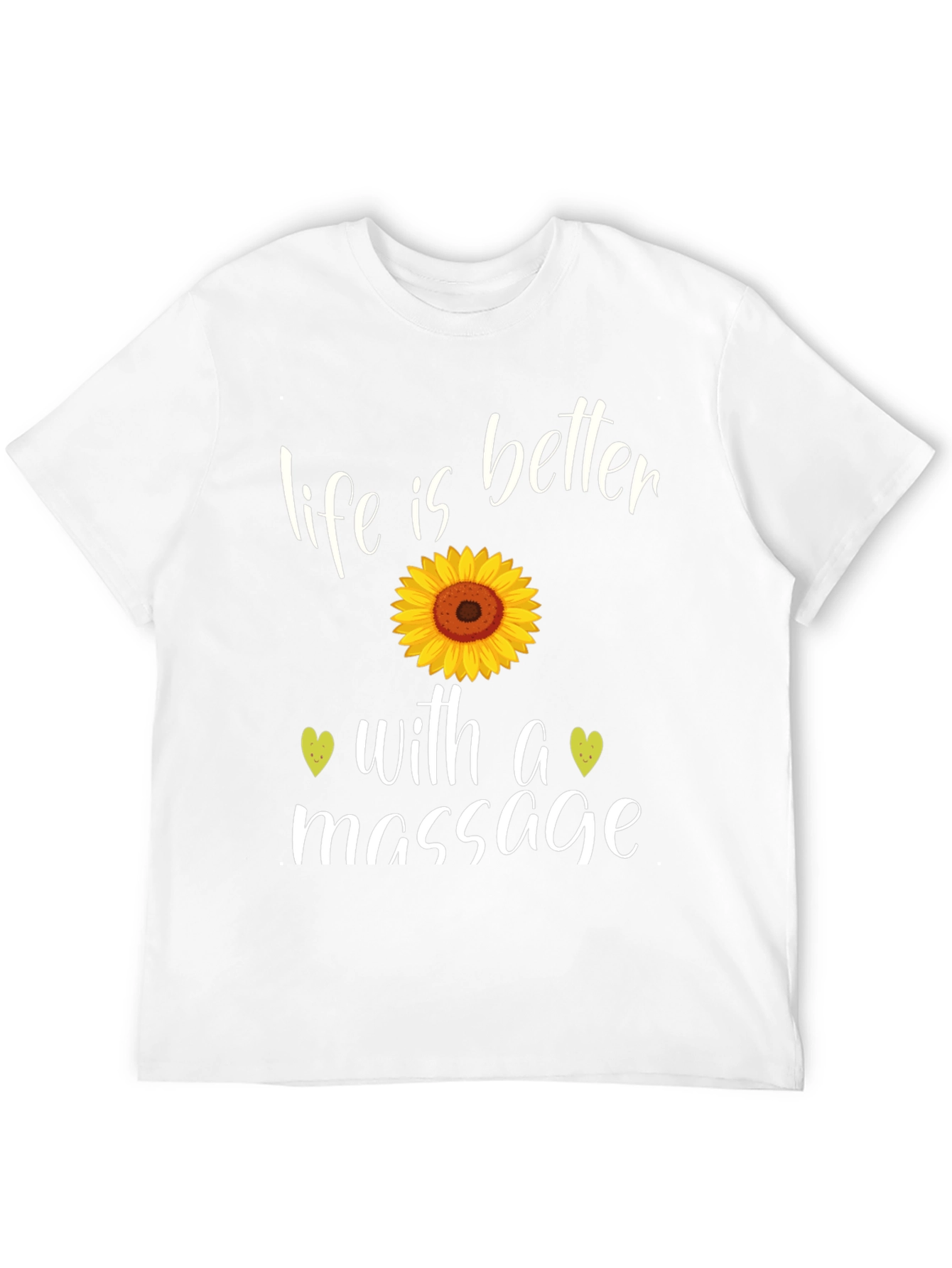 Life is Better with a Massage Black T-Shirt