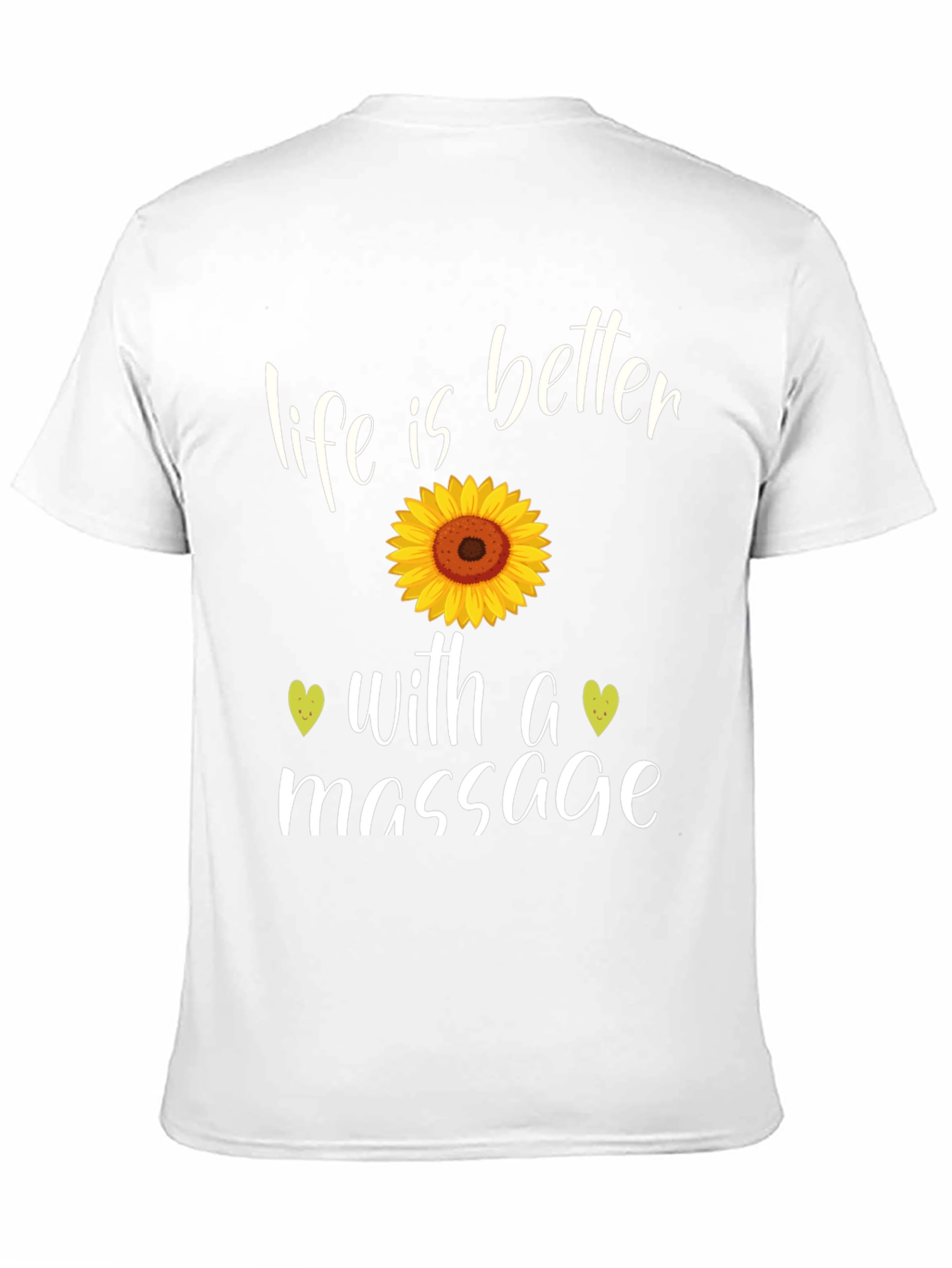 Life is Better with a Massage Black T-Shirt