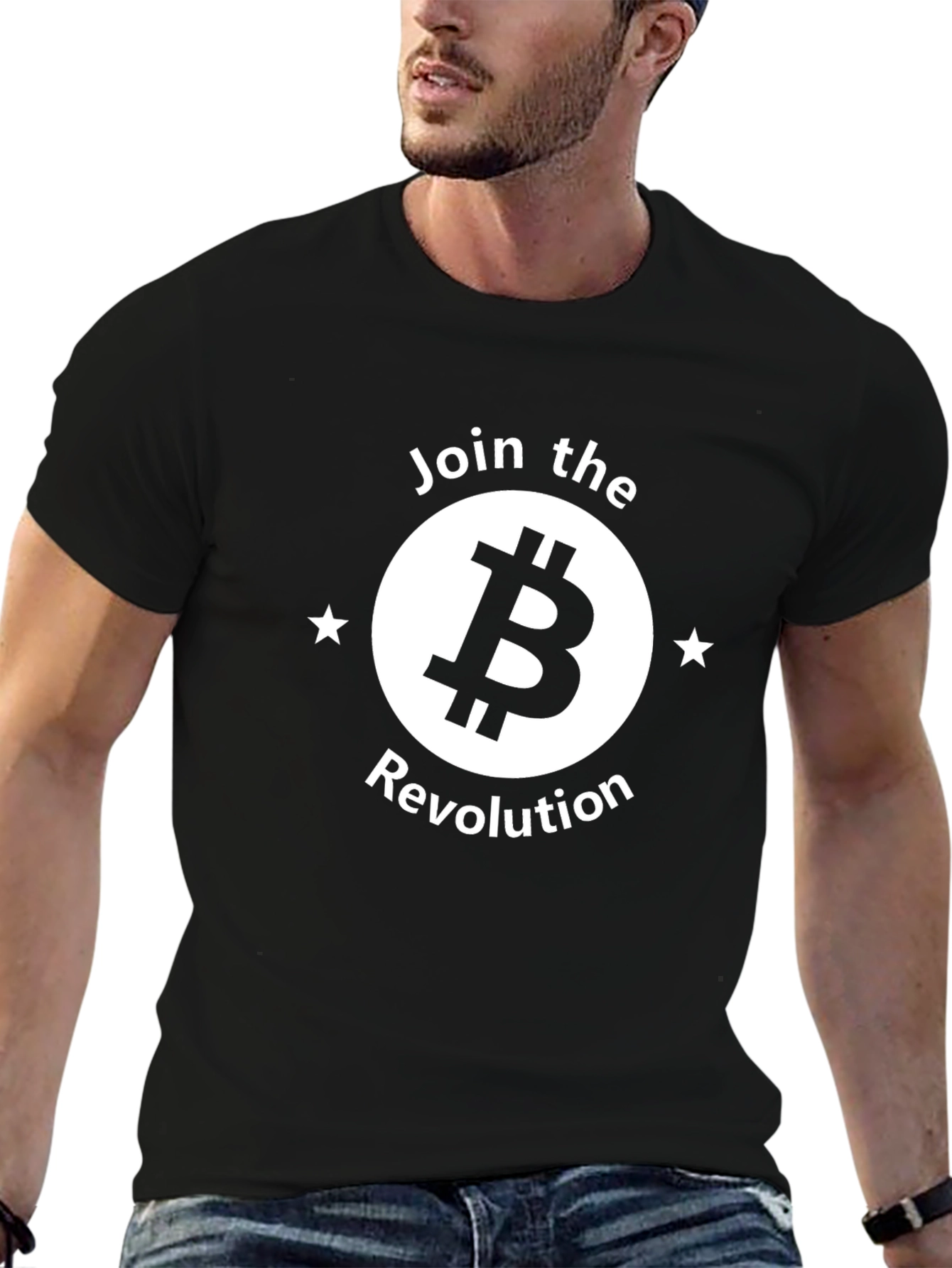 Bitcoin Revolution Graphic Tee - Black
