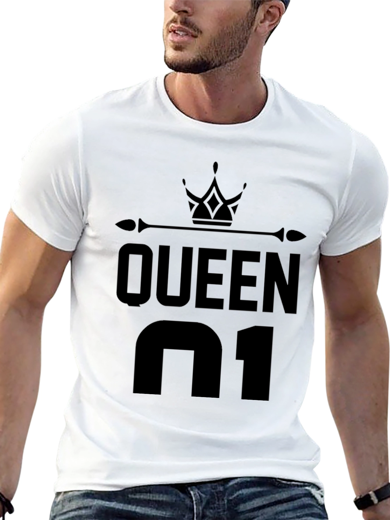 Queen N1 Black Graphic T-Shirt
