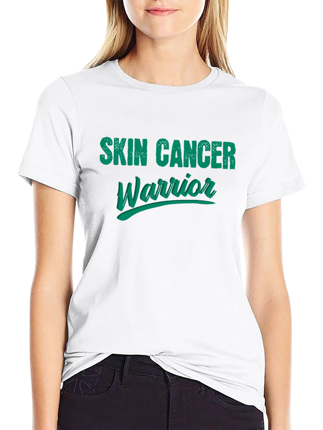 Skin Cancer Warrior Awareness Graphic Tee