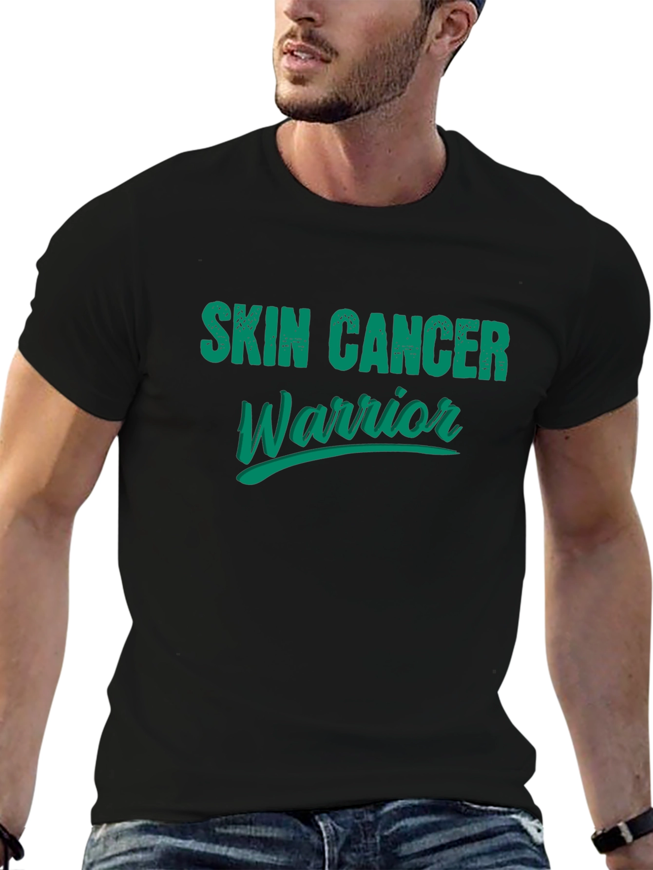 Skin Cancer Warrior Awareness Graphic Tee